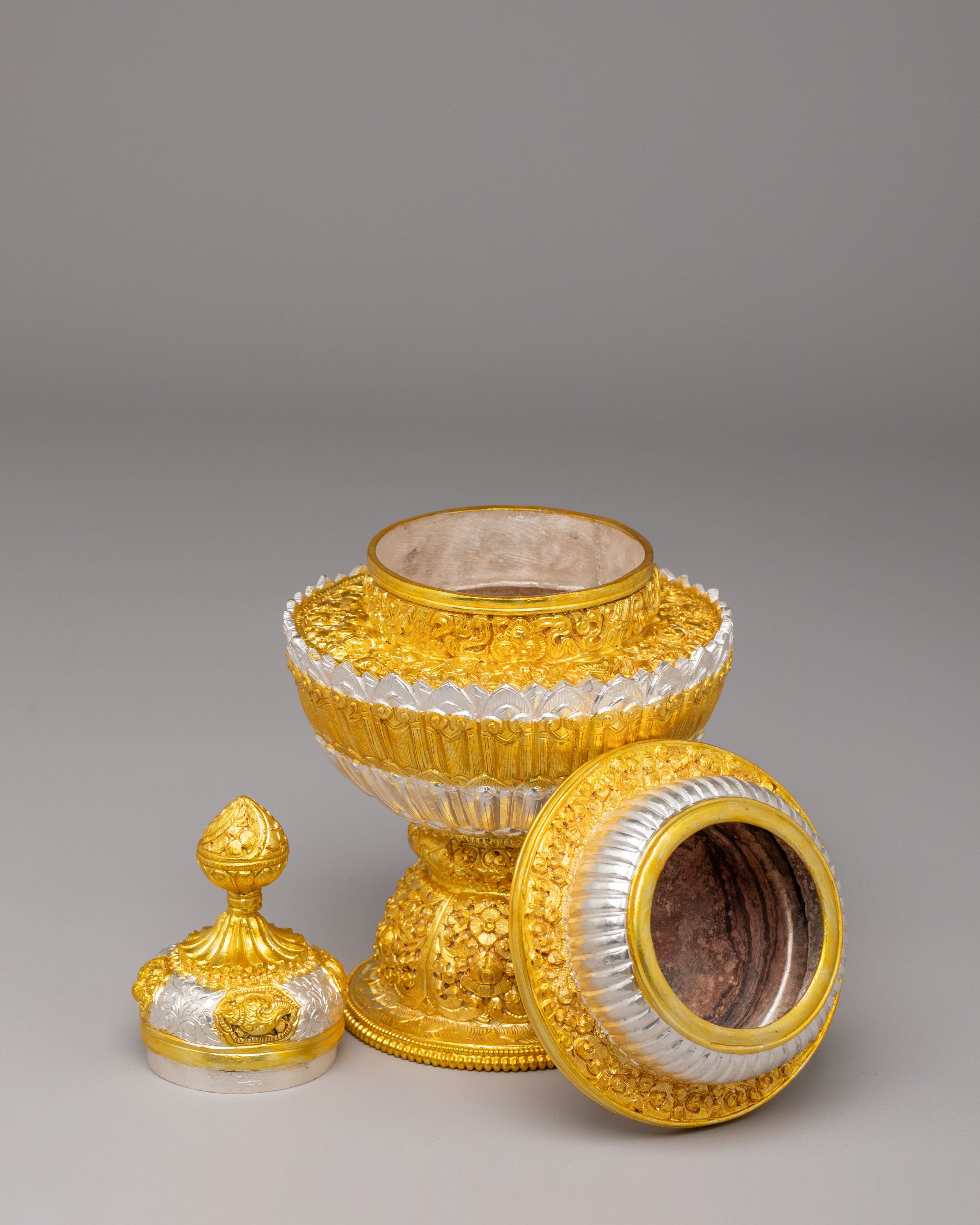 Handmade Altar Dhupur Rice Pot | Spiritual Ritual Offering Vessel