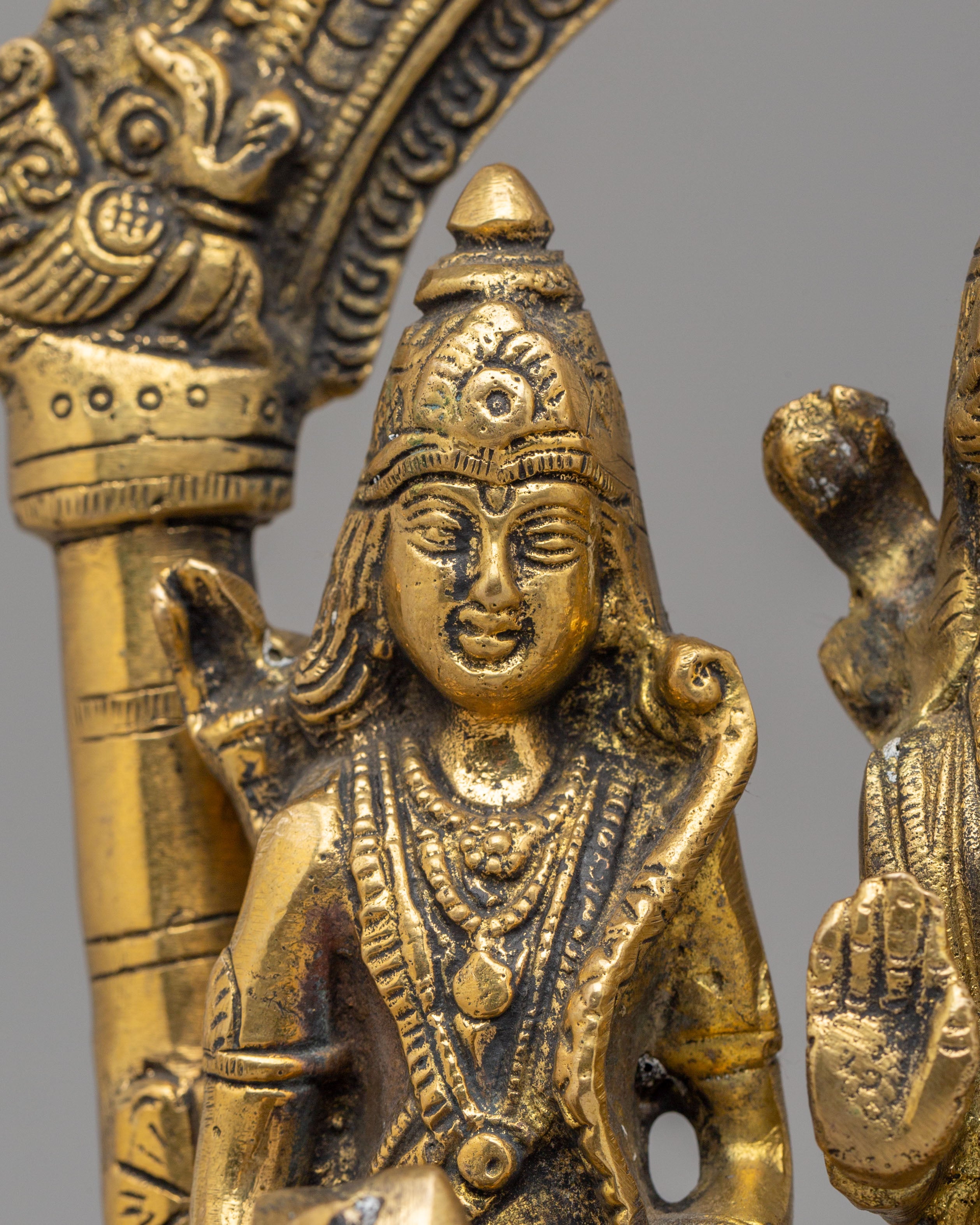 Handmade Divine Ram Darbar Sculpture | Brass Statue for Spiritual Home Decor