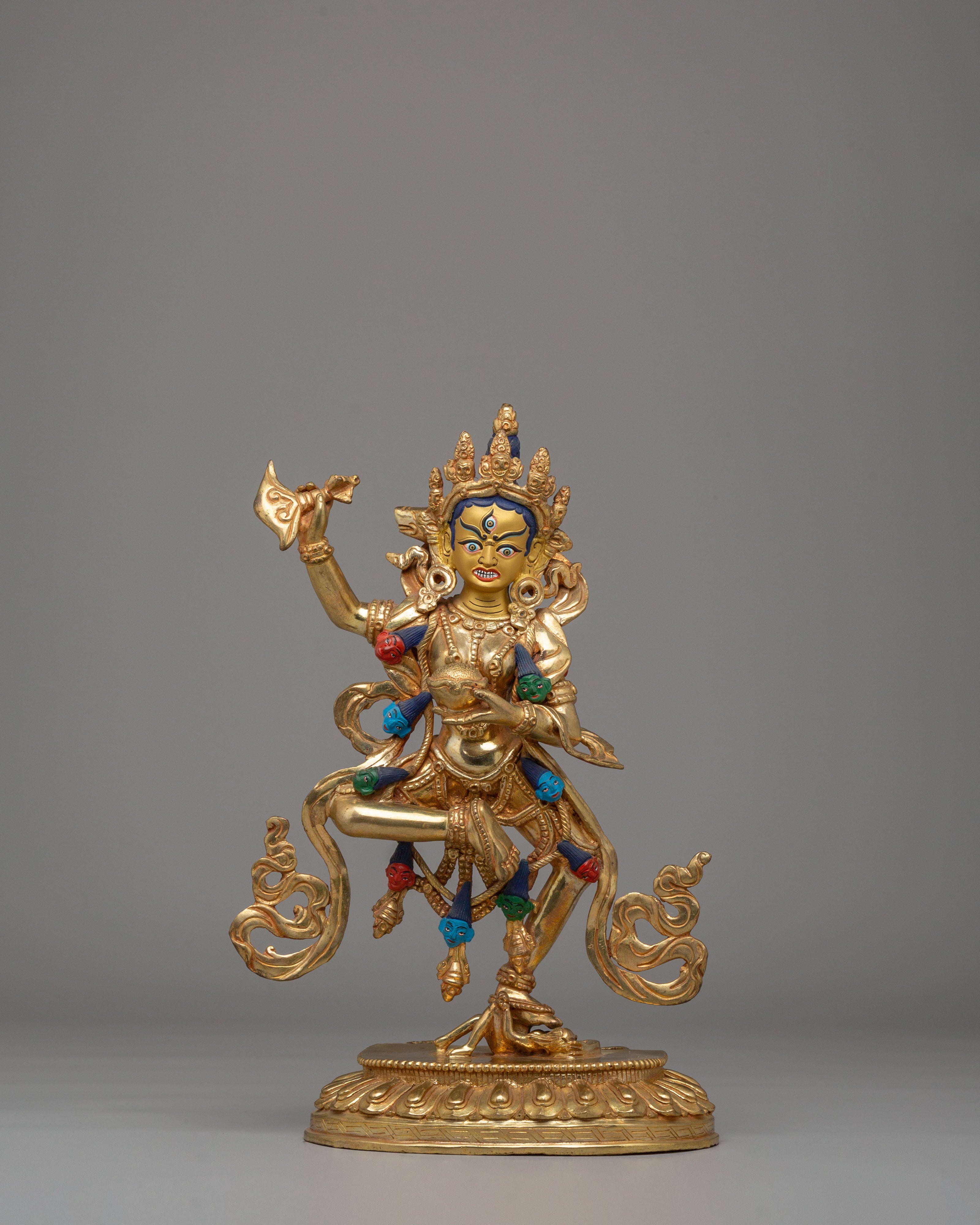 Dorje Phagmo Wrathful Goddess Statue | Fierce Tibetan Buddhist Deity