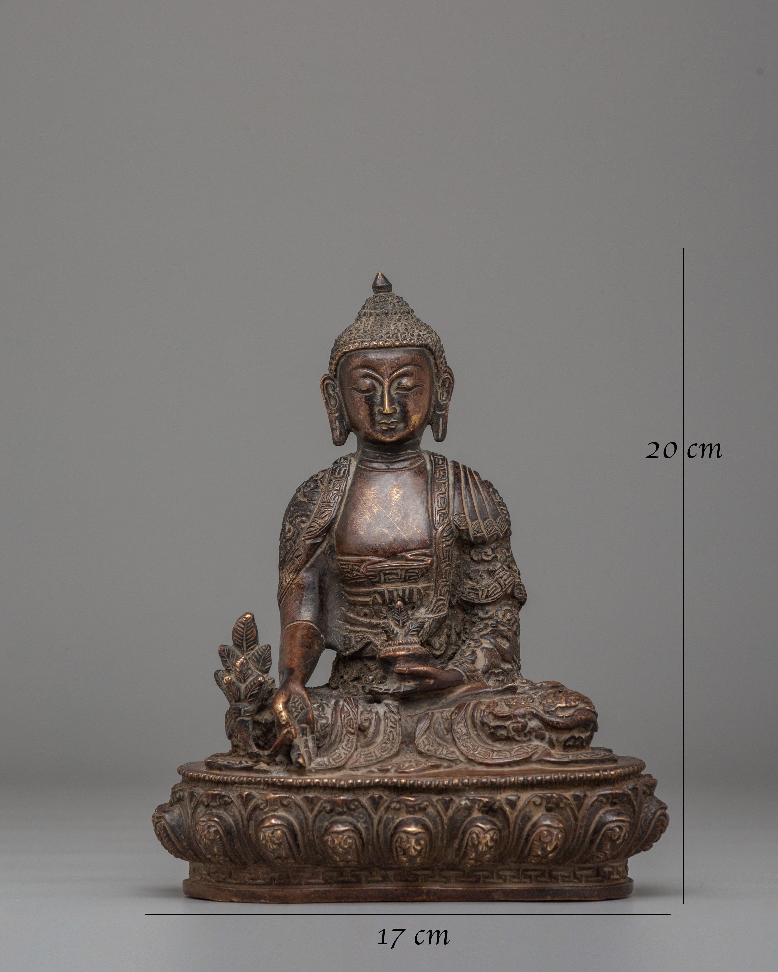 Medicine Buddha Spiritual Healing Statue | Buddha of Compassion &amp; Inner Peace