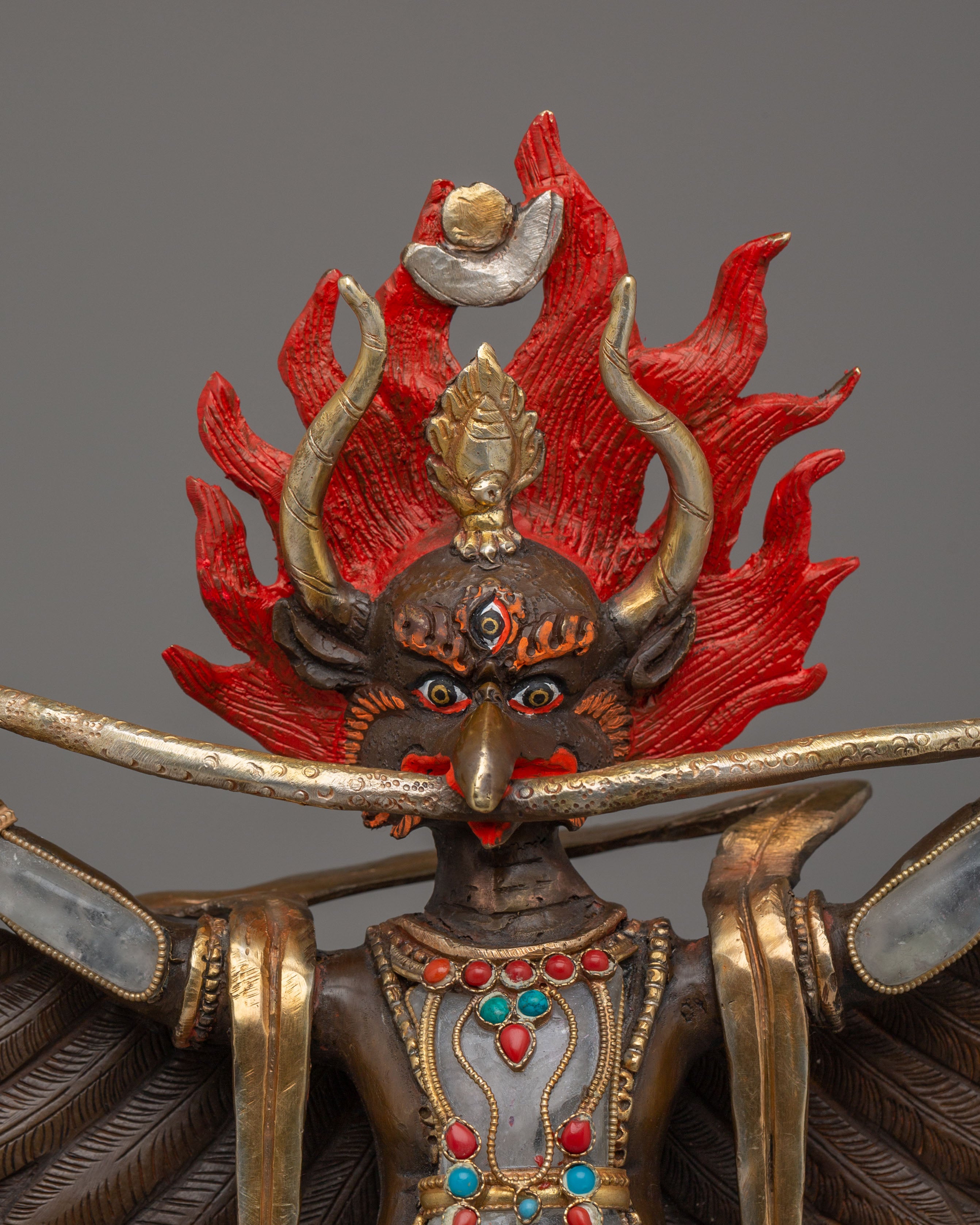Sacred Decorative Garuda Statue | Divine Guardian Deity