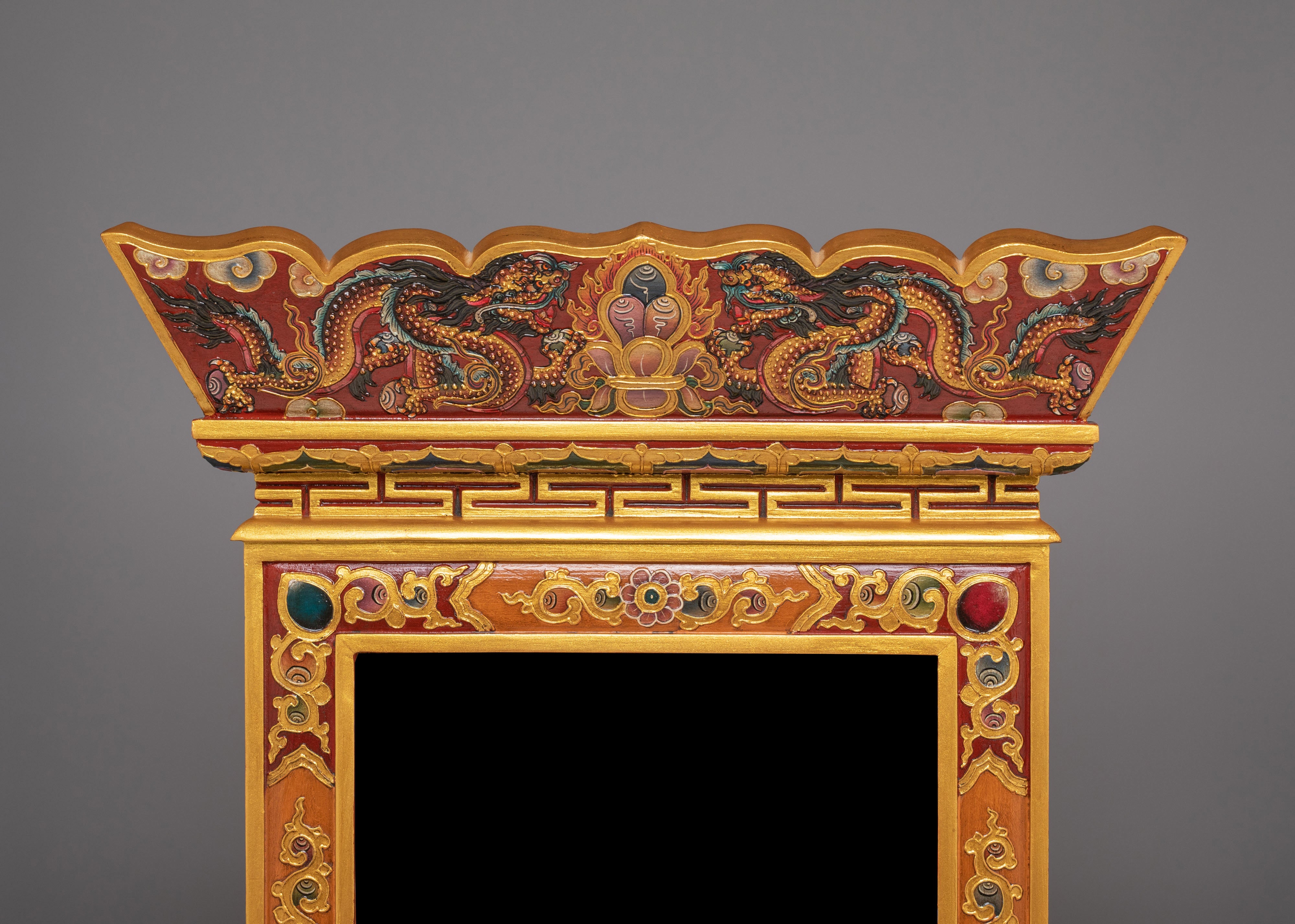 Decorative Dragon Motif Photo Frame | Wall Hanging Art for Home Decor