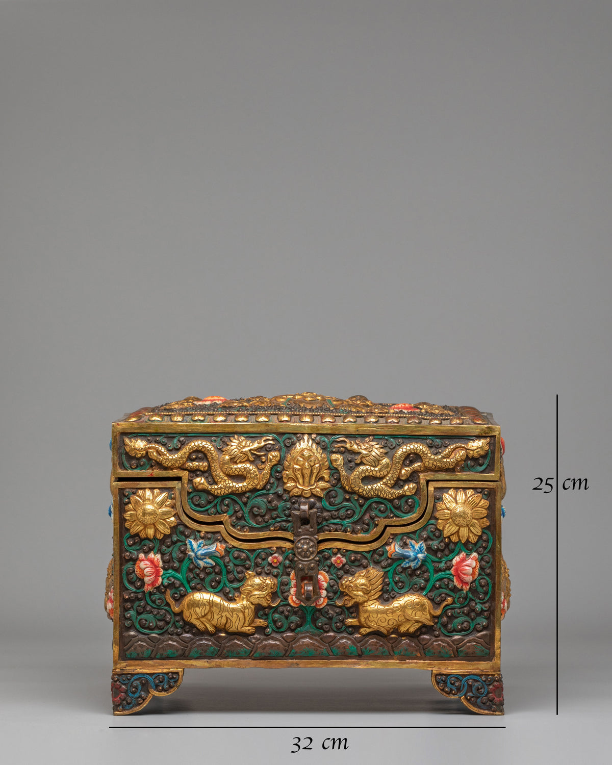 Decorative Altar Jewellery Box | Handcrafted Himalayan Storage Box
