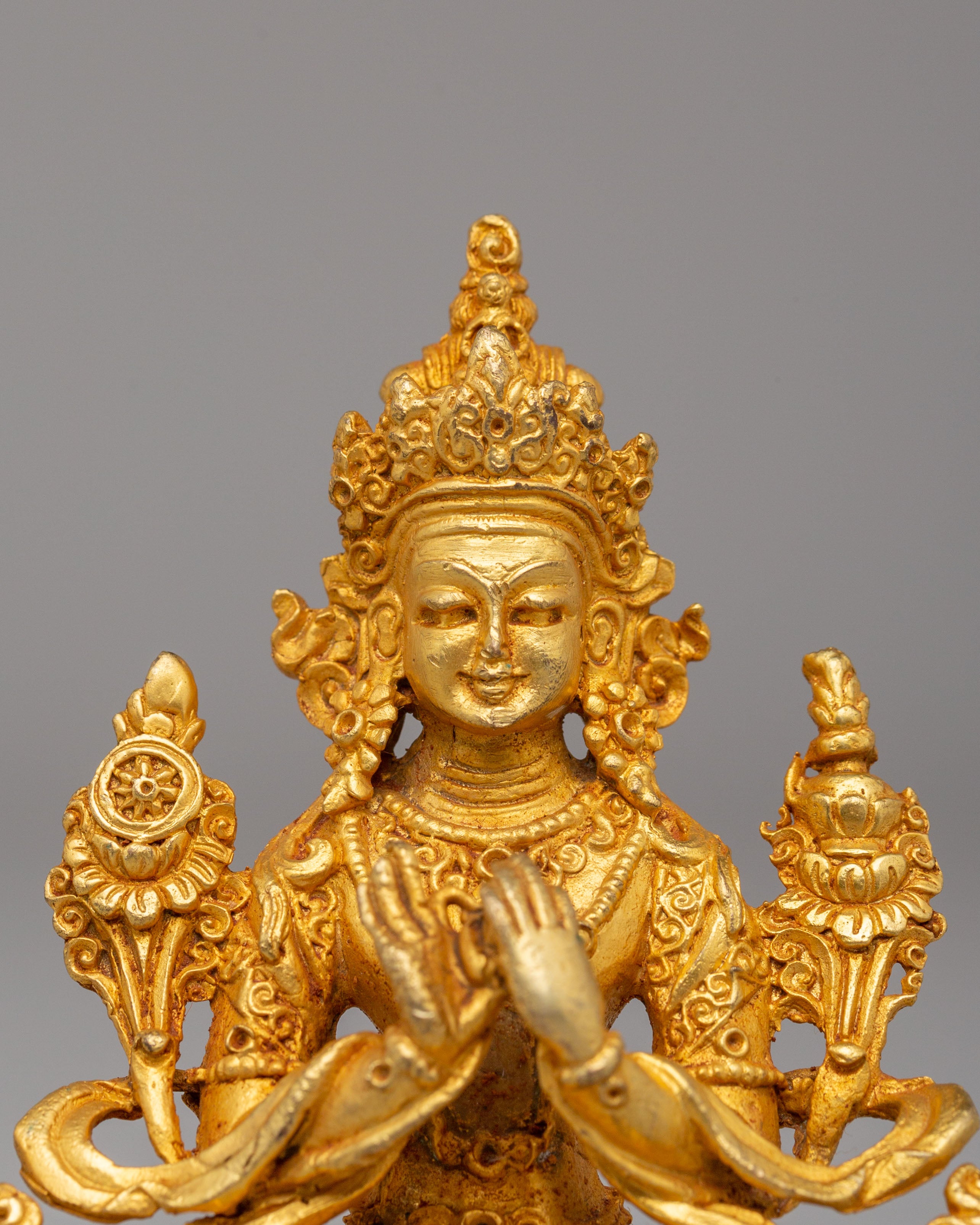Tibetan Maitreya Buddha Altar Statue | Spiritual Home Decor