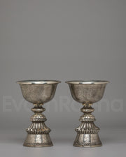 Handcrafted Butter Lamp Set 