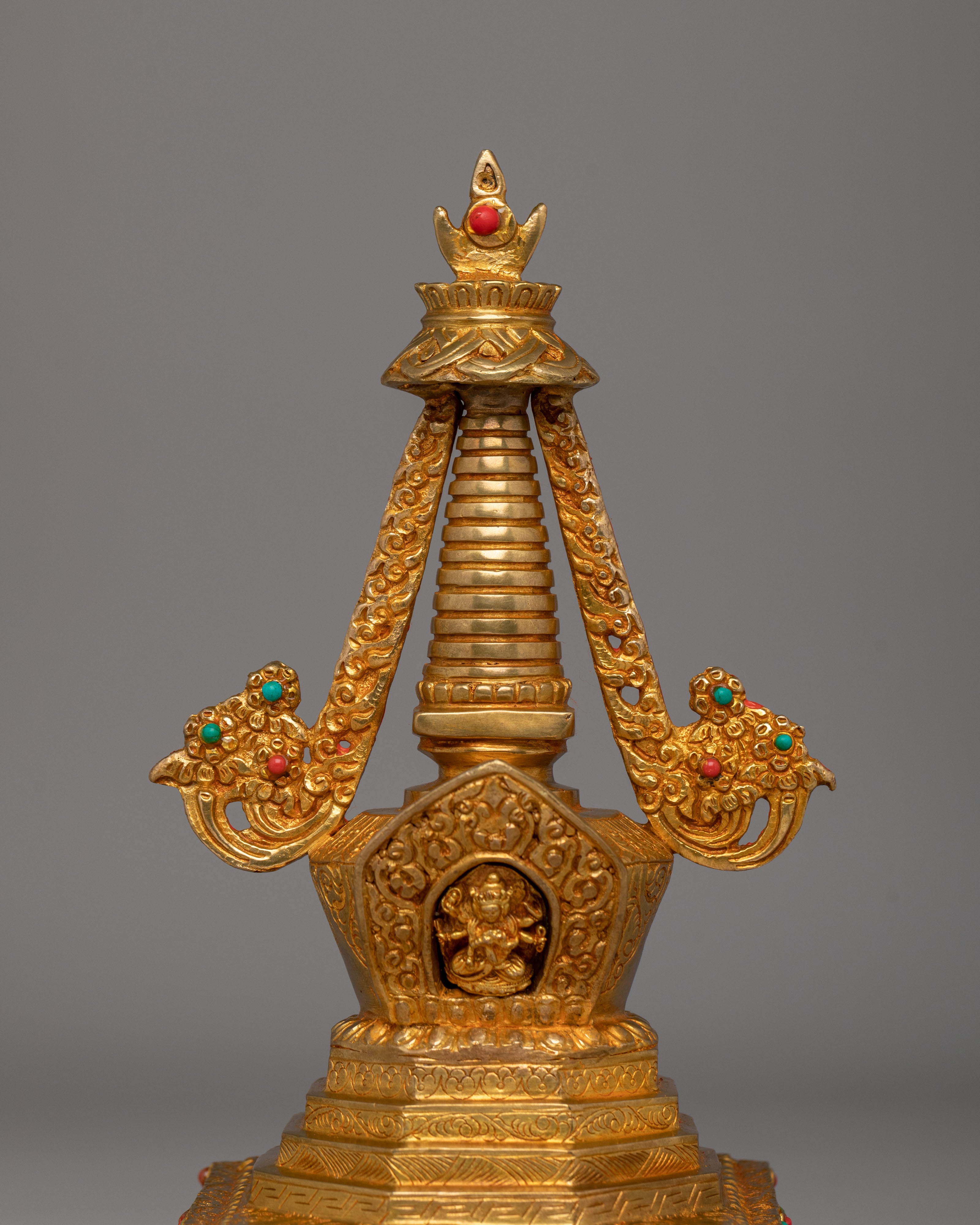 Handcrafted Stupa of Reconciliation | Spiritual Tibetan Stupa