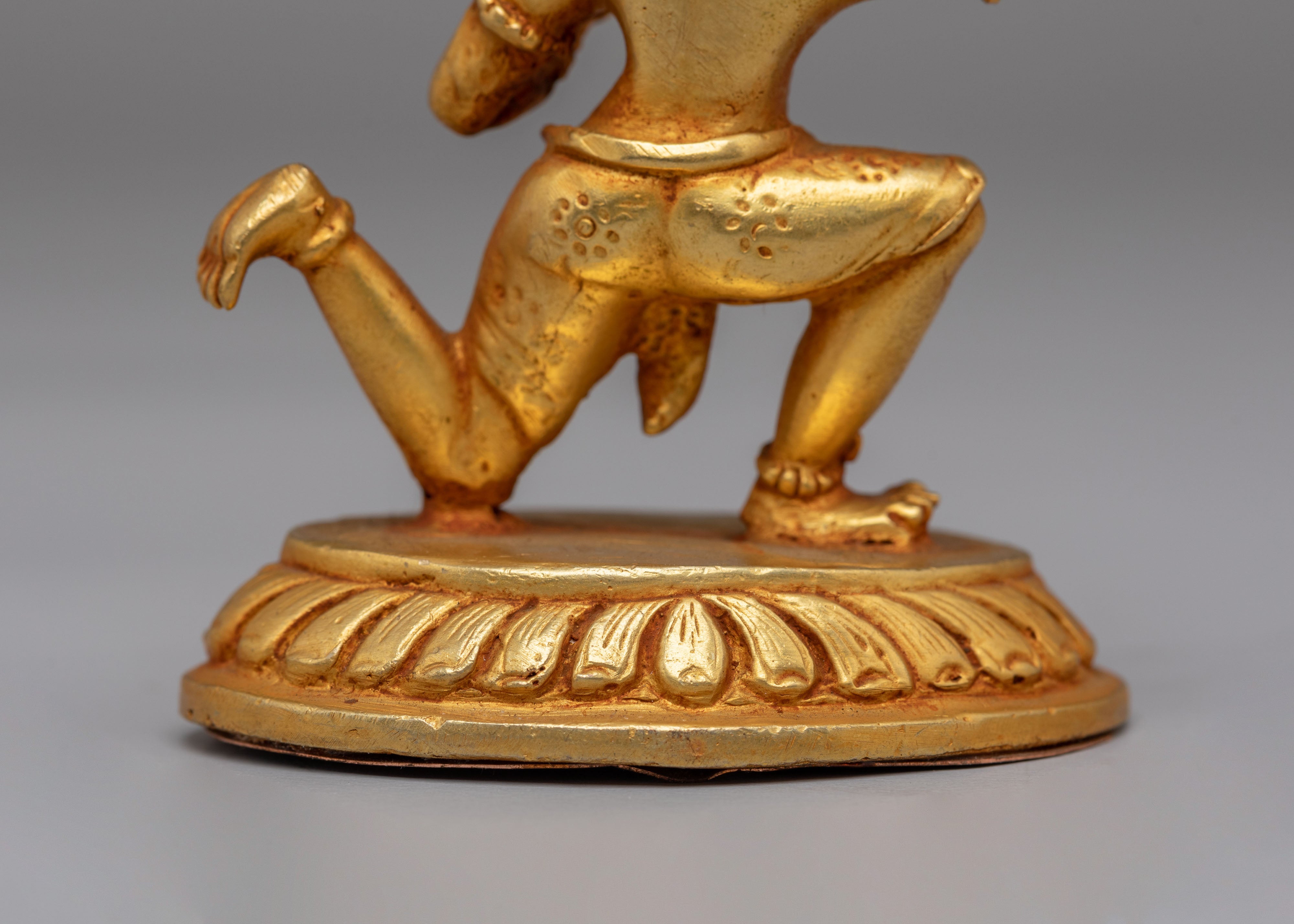 Sacred Achala Statue | Gold Plated Copper Protector