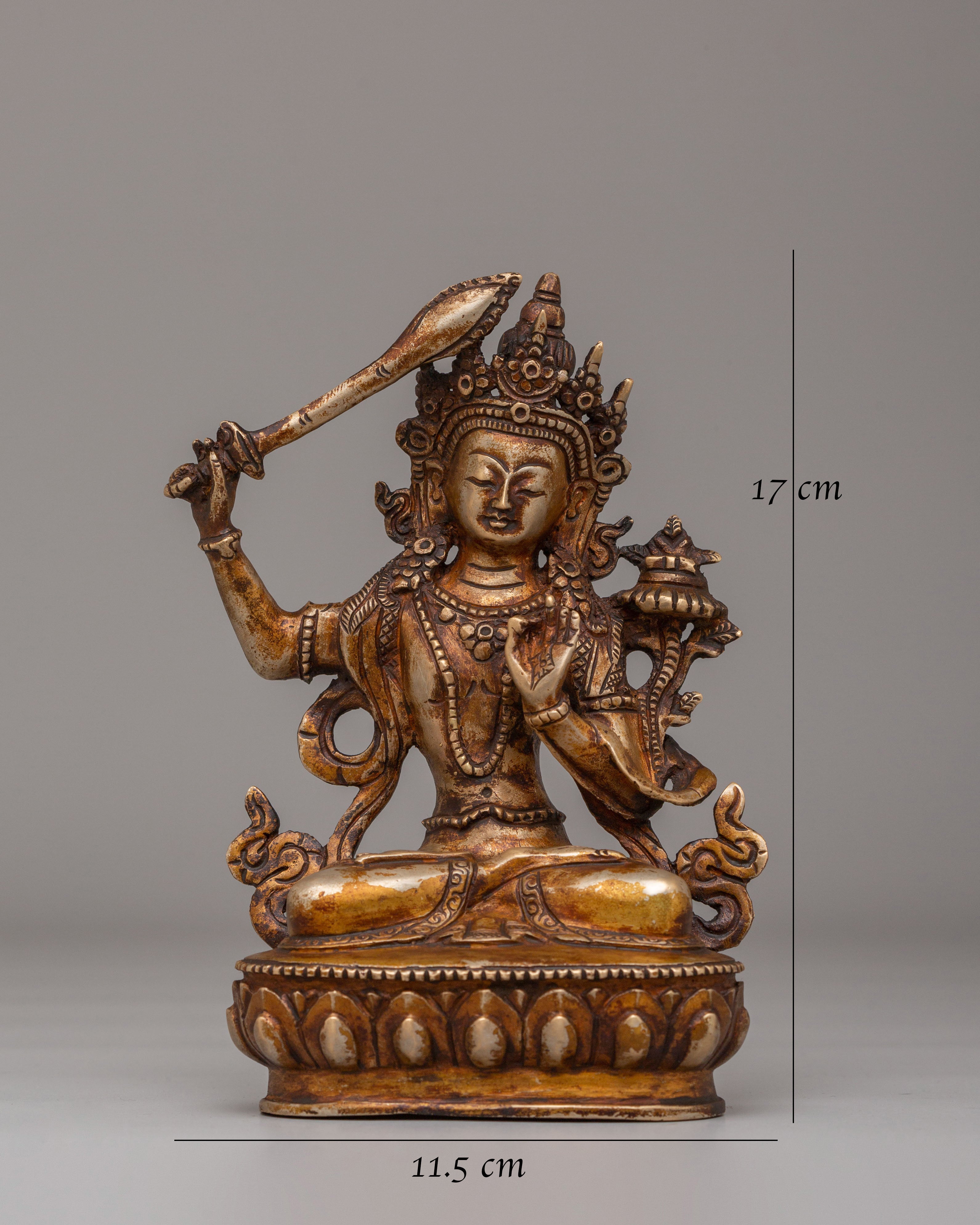 Manjushri Bodhisattva Figurine | Symbol of Knowledge
