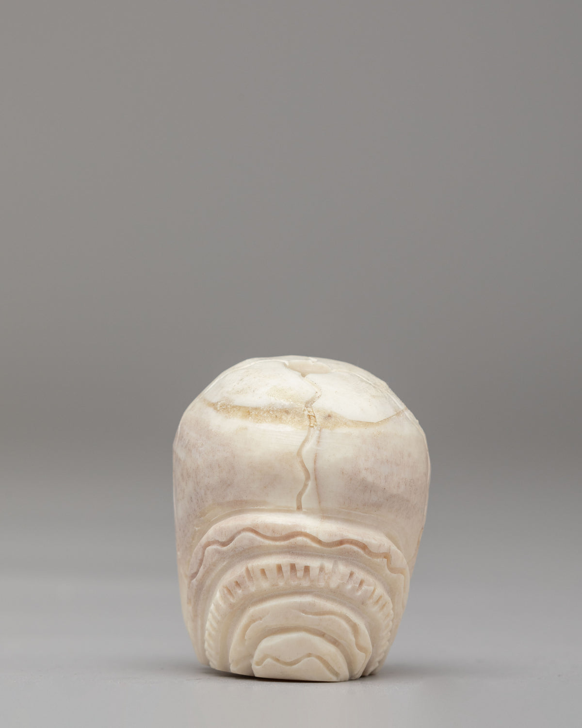 Buddhist Skull Sculpture | Handcrafted Skull Art for Meditation