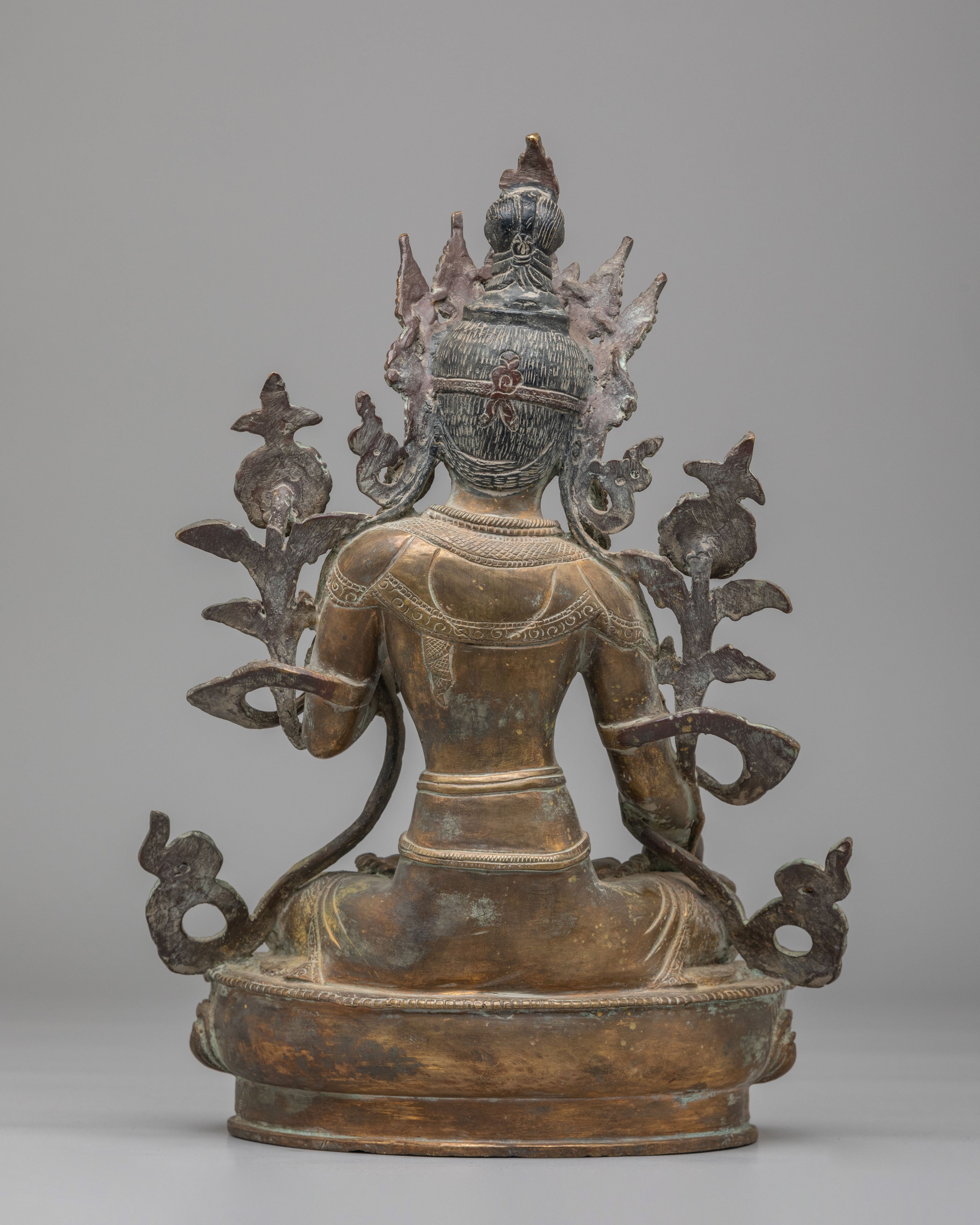 Tibetan White Tara Deity Statue | Handcrafted Divine Goddess Sculpture