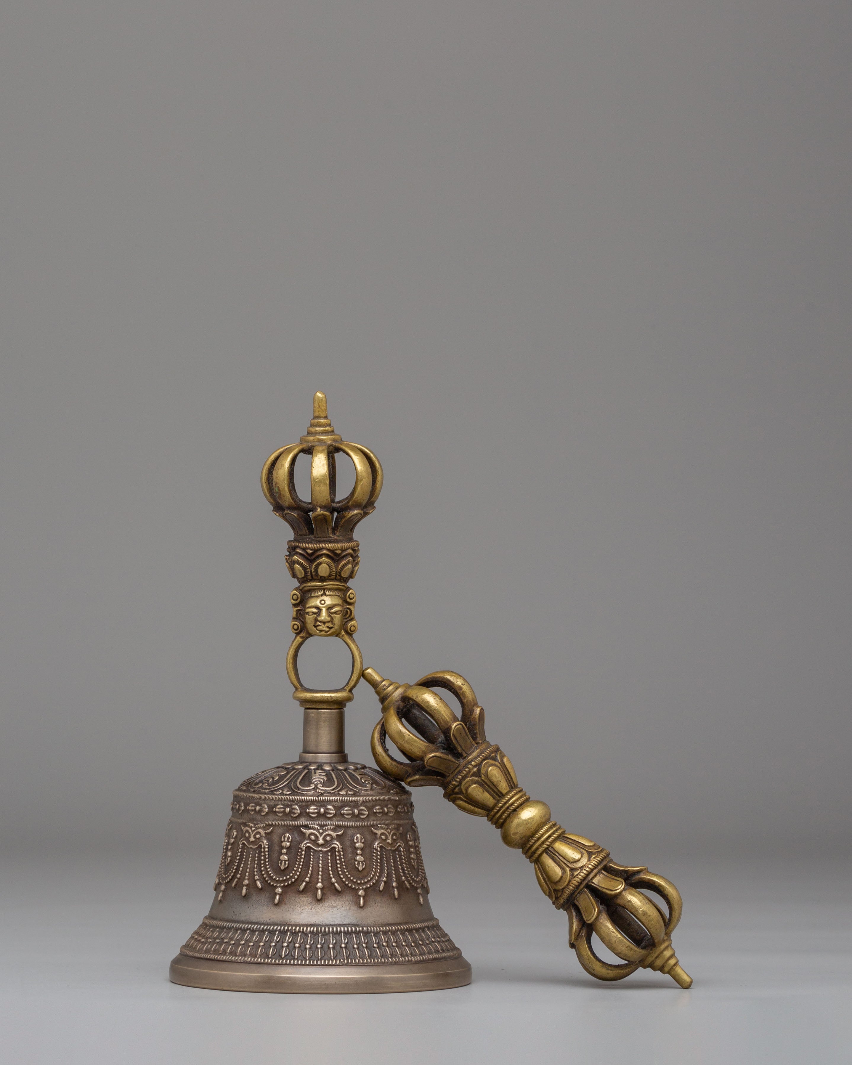 Vajra and Bell Set Path to Enlightenment | Himalayan Set for Spiritual Practice