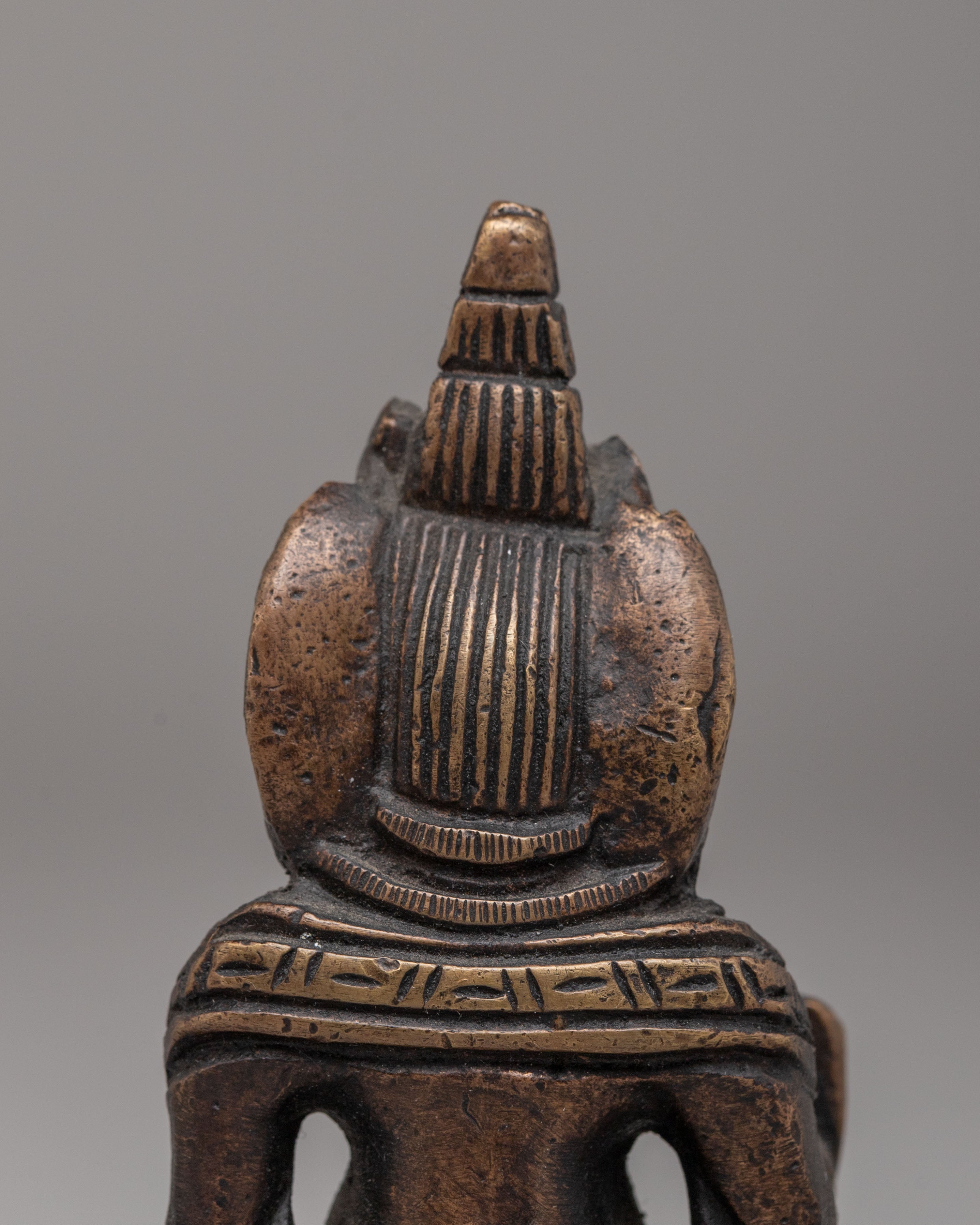 Handmade Kubera Statue | Brass Wealth Deity