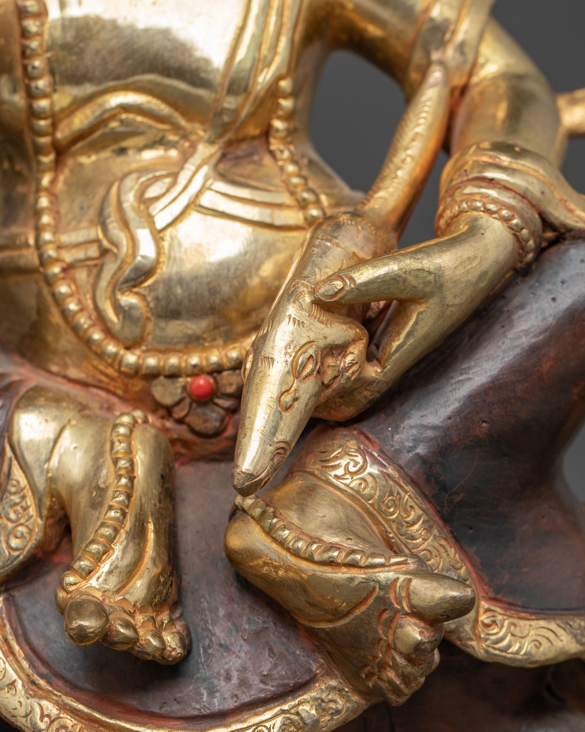 The Northern Guardian Namtoshe Statue | Tibetan Protector Deity Sculpture