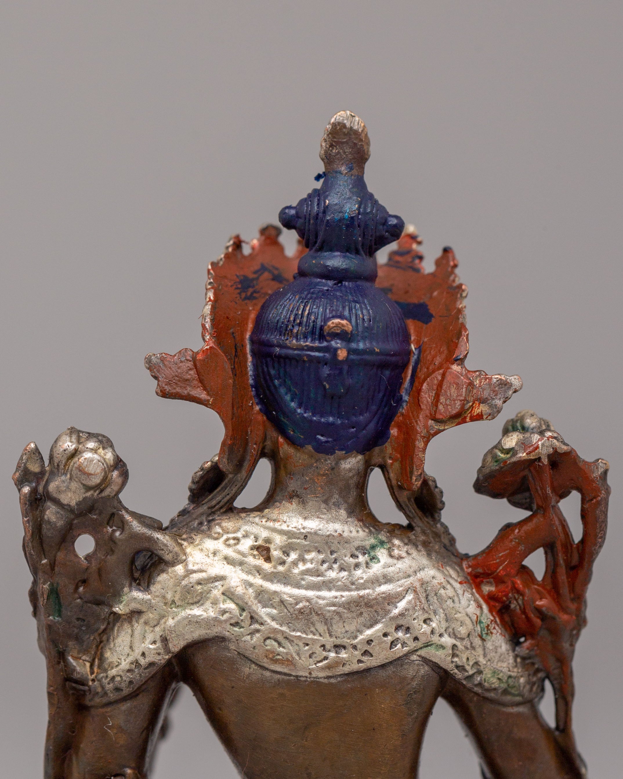 Spiritual Green Tara Goddess Statue | Handcrafted Tibetan Copper Artwork