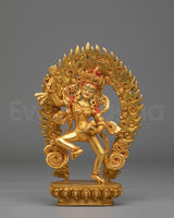 Handcrafted Machig Labdron Buddhist Statue 