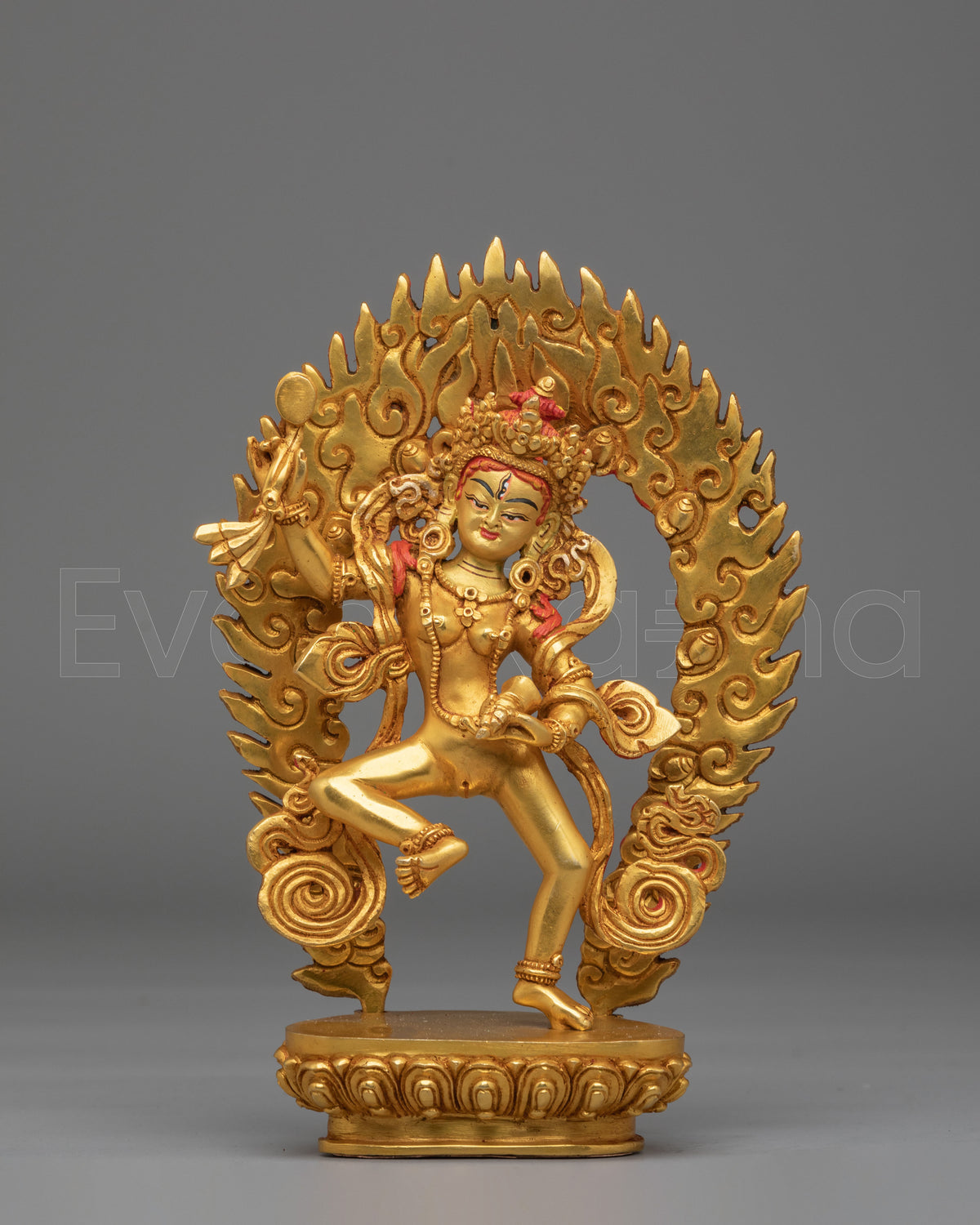 Handcrafted Machig Labdron Buddhist Statue 