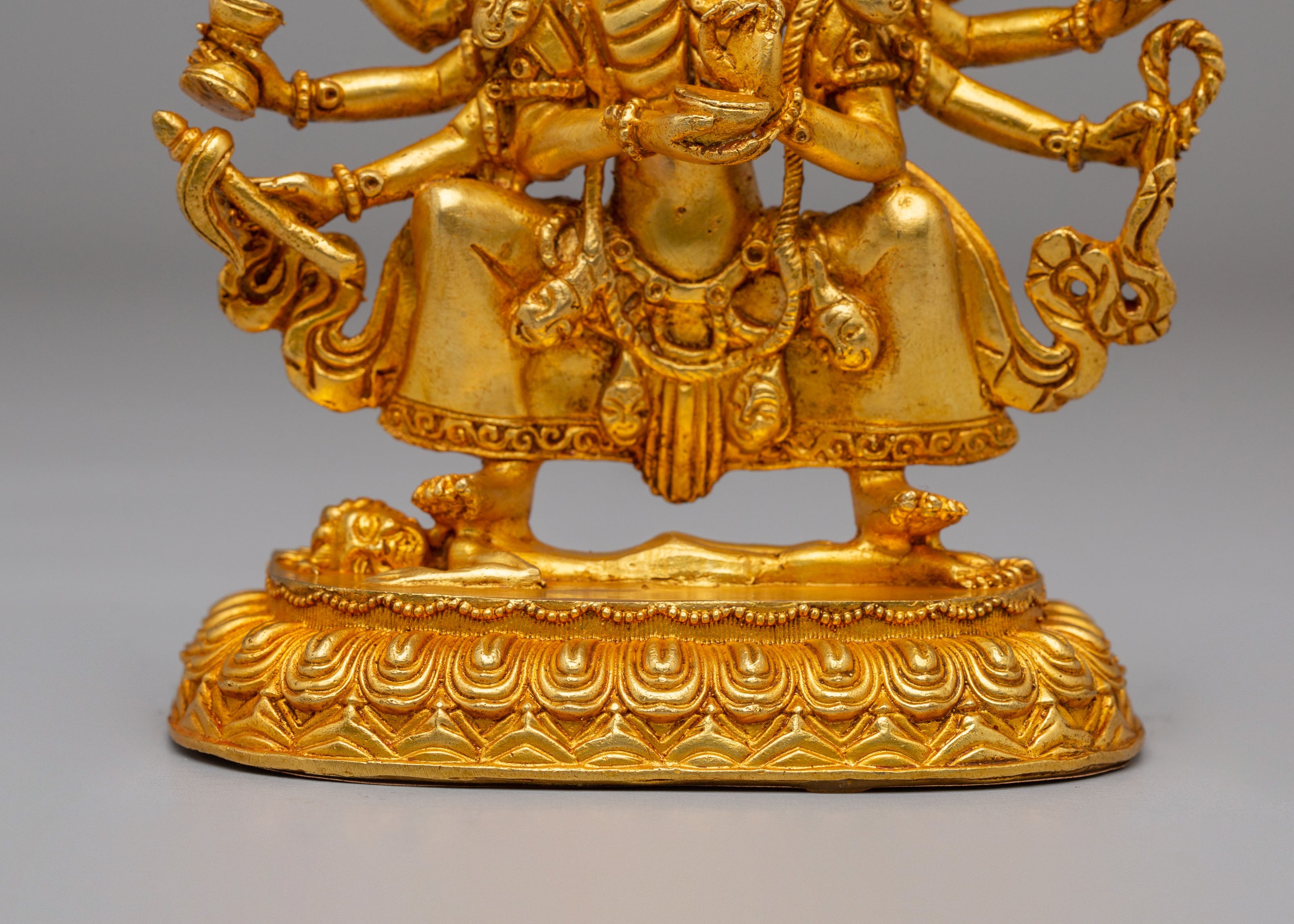 Wrathful Goddess Kali Sculpture | Hindu Goddess Statue