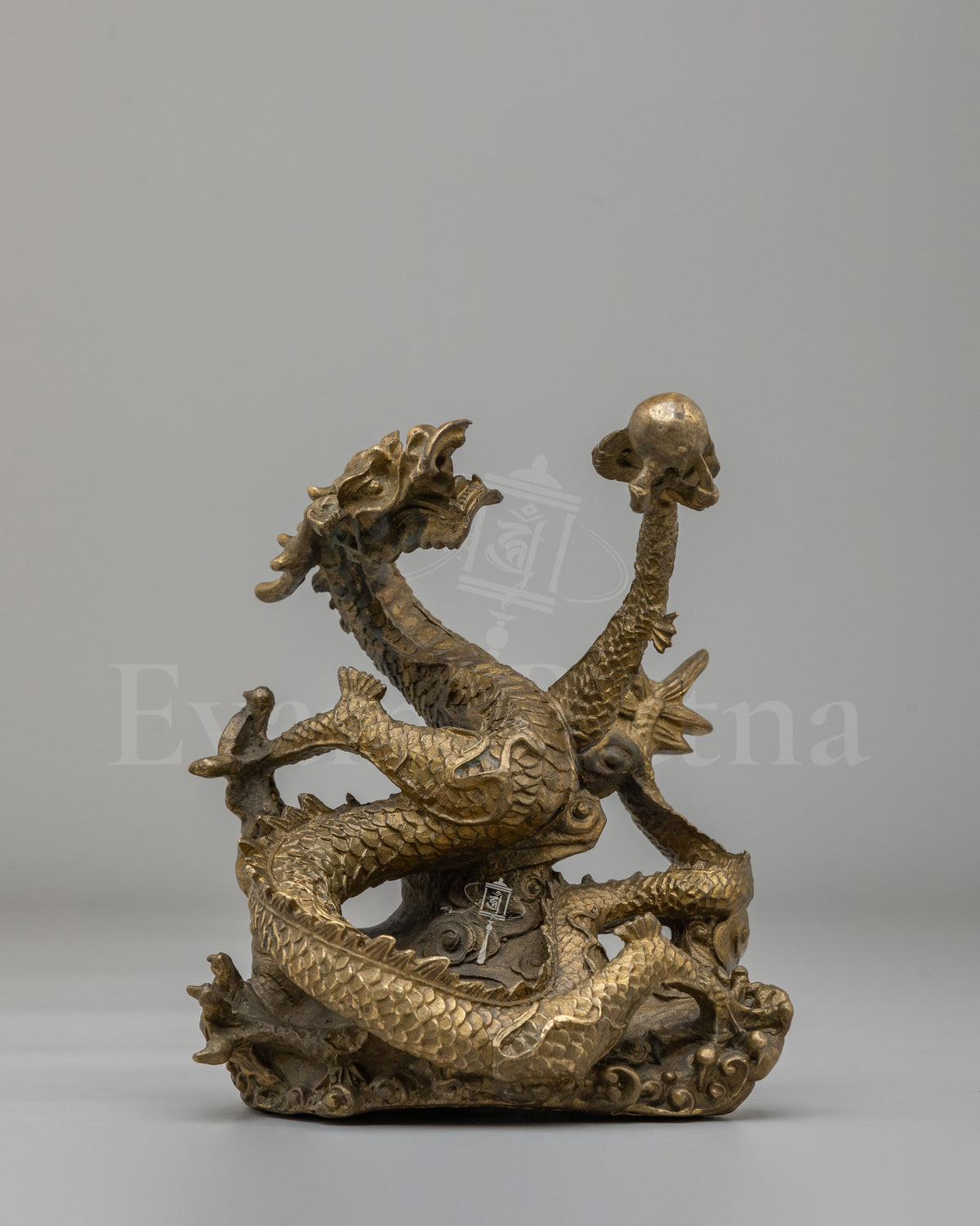 Handcrafted Dragon Guardian Sculpture 