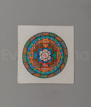 Buddhist Mandala Thanka for Locket 