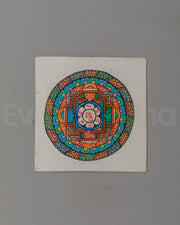Buddhist Mandala Thanka for Locket 