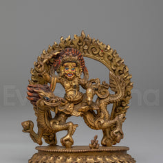Himalayan White Dzambhala Statue