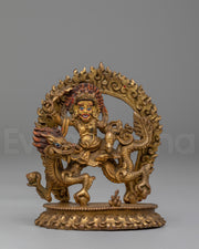 Himalayan White Dzambhala Statue