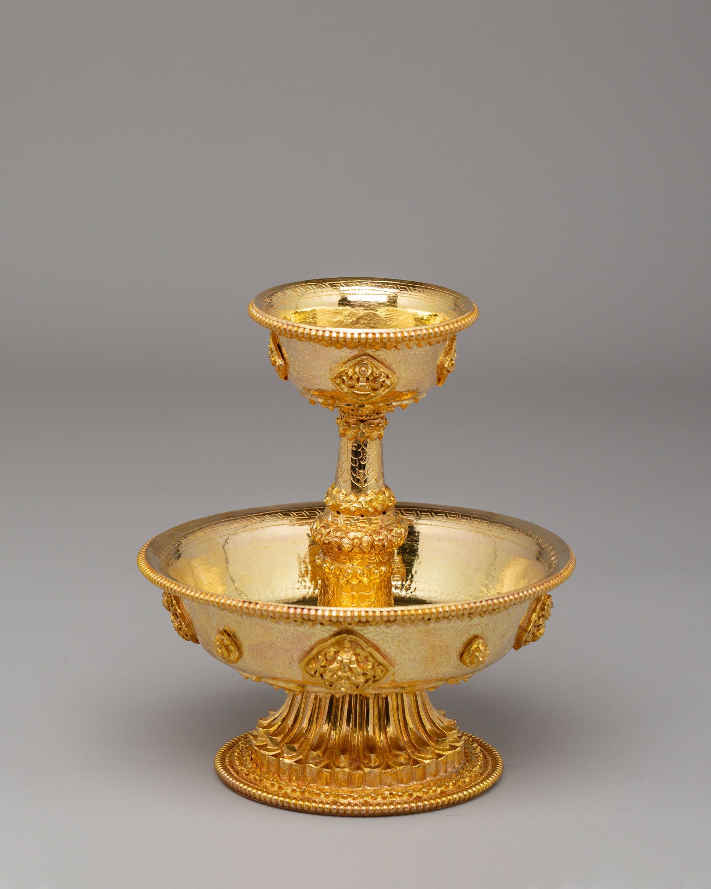 Himalayan Serkyem Set | Sacred Offering Vessels