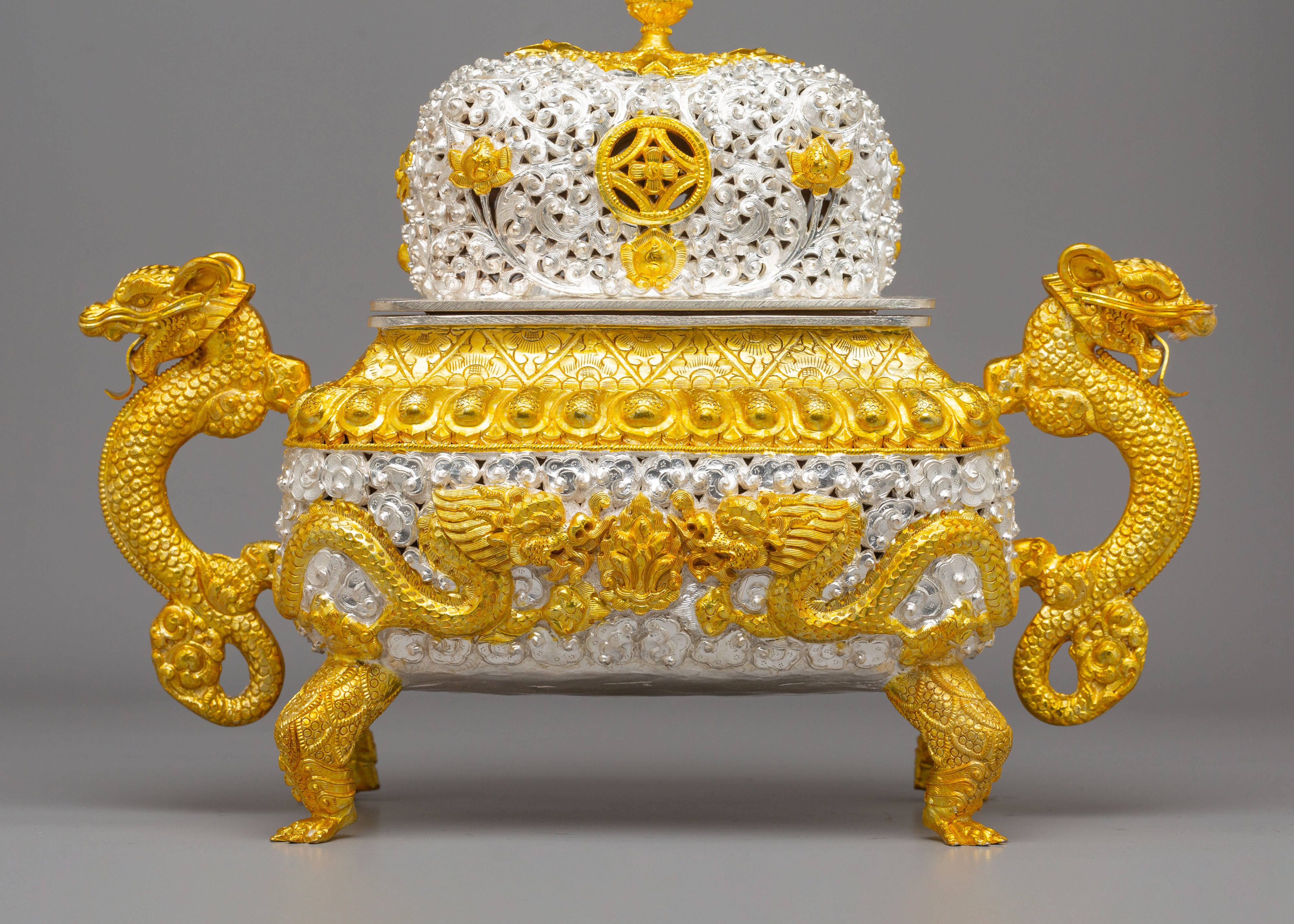 Himalayan Altar Incense Burner | Tibetan Ritual Offering Tool