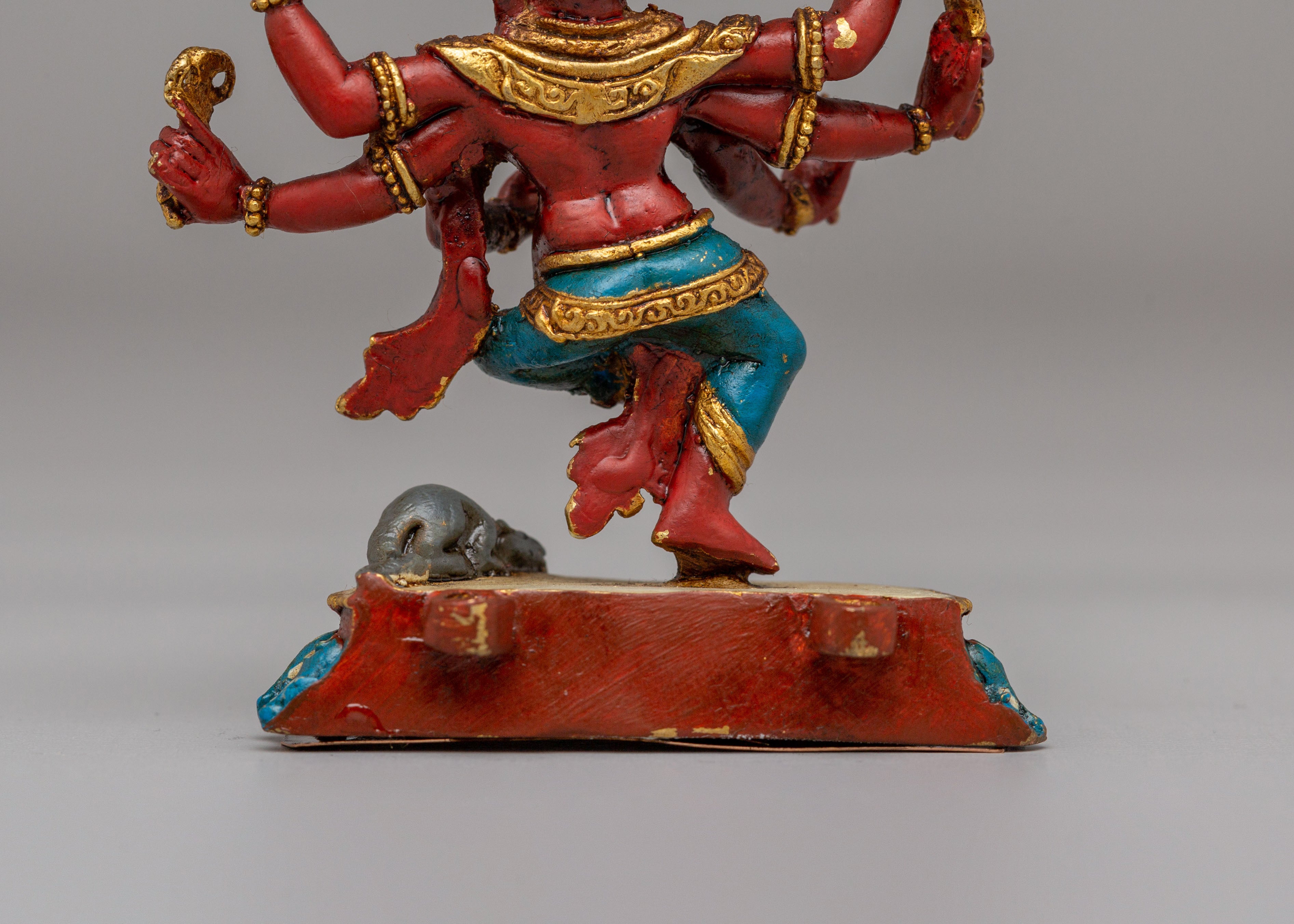 Handmade Six-Armed Ganesha Statue | Sacred Hindu Deity