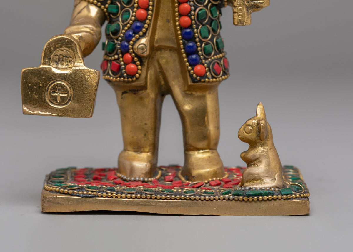 Handmade Standing Ganesh Sculpture | Traditional Artwork