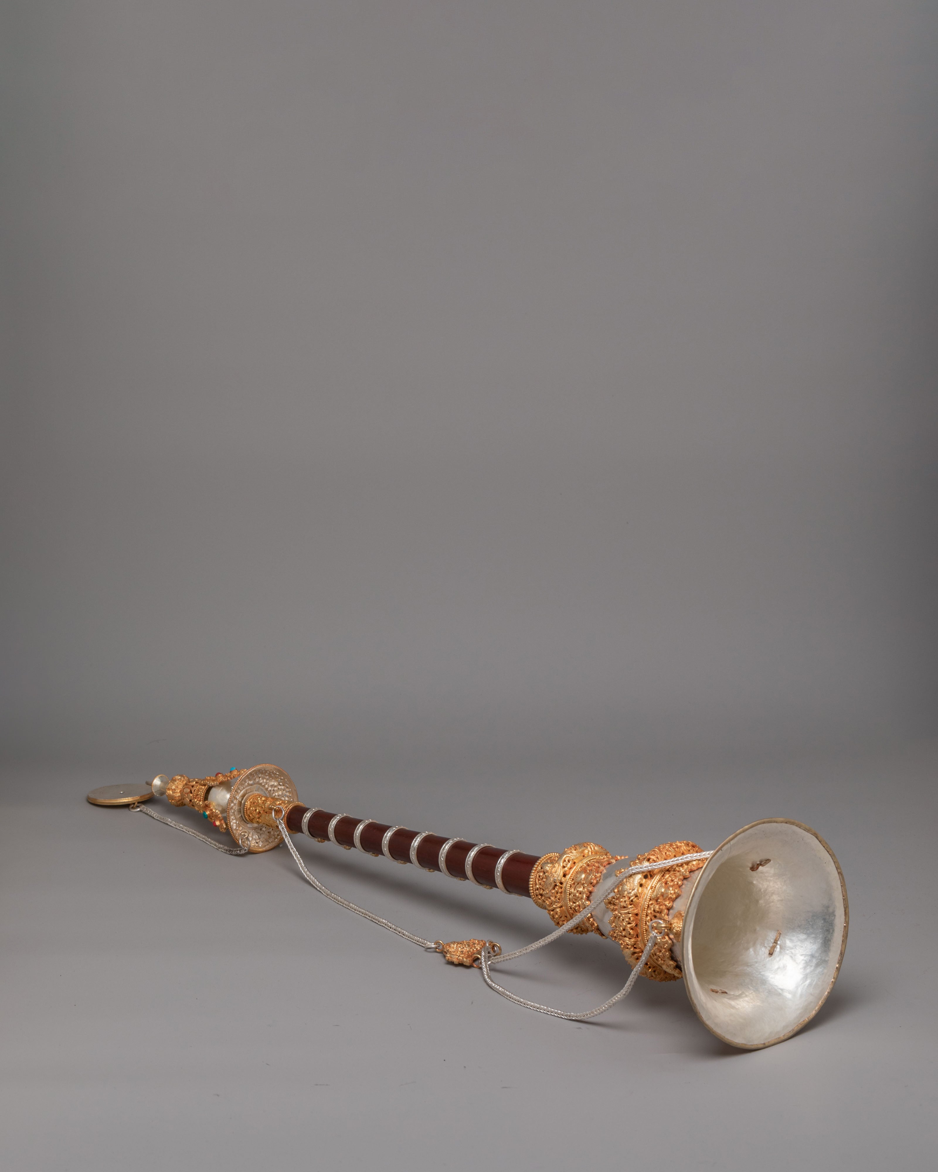 Buddhist Ritual Gyaling Set | Ritual Trumpet Set