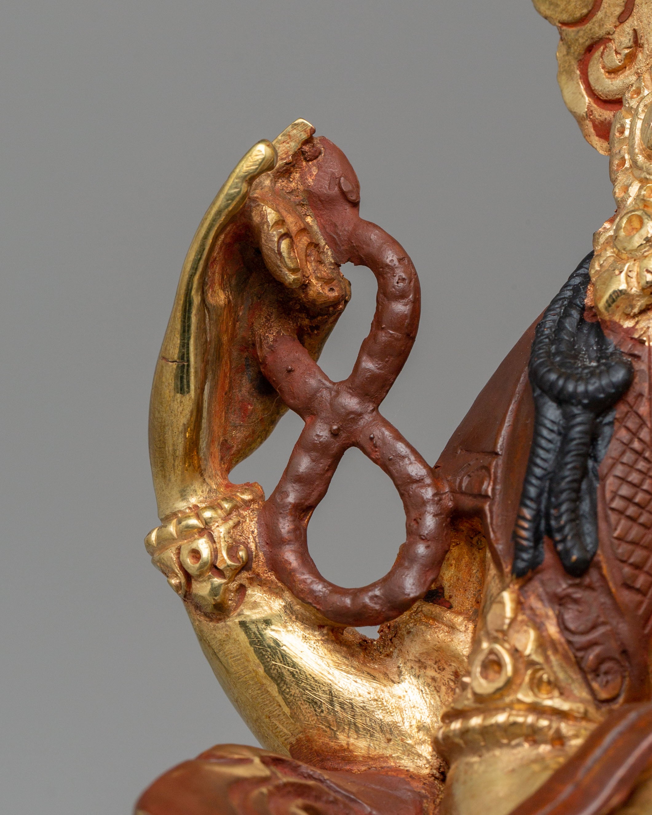 Handmade Four Armed Chenrezig Statue | Tibetan Bodhisattva of Compassion