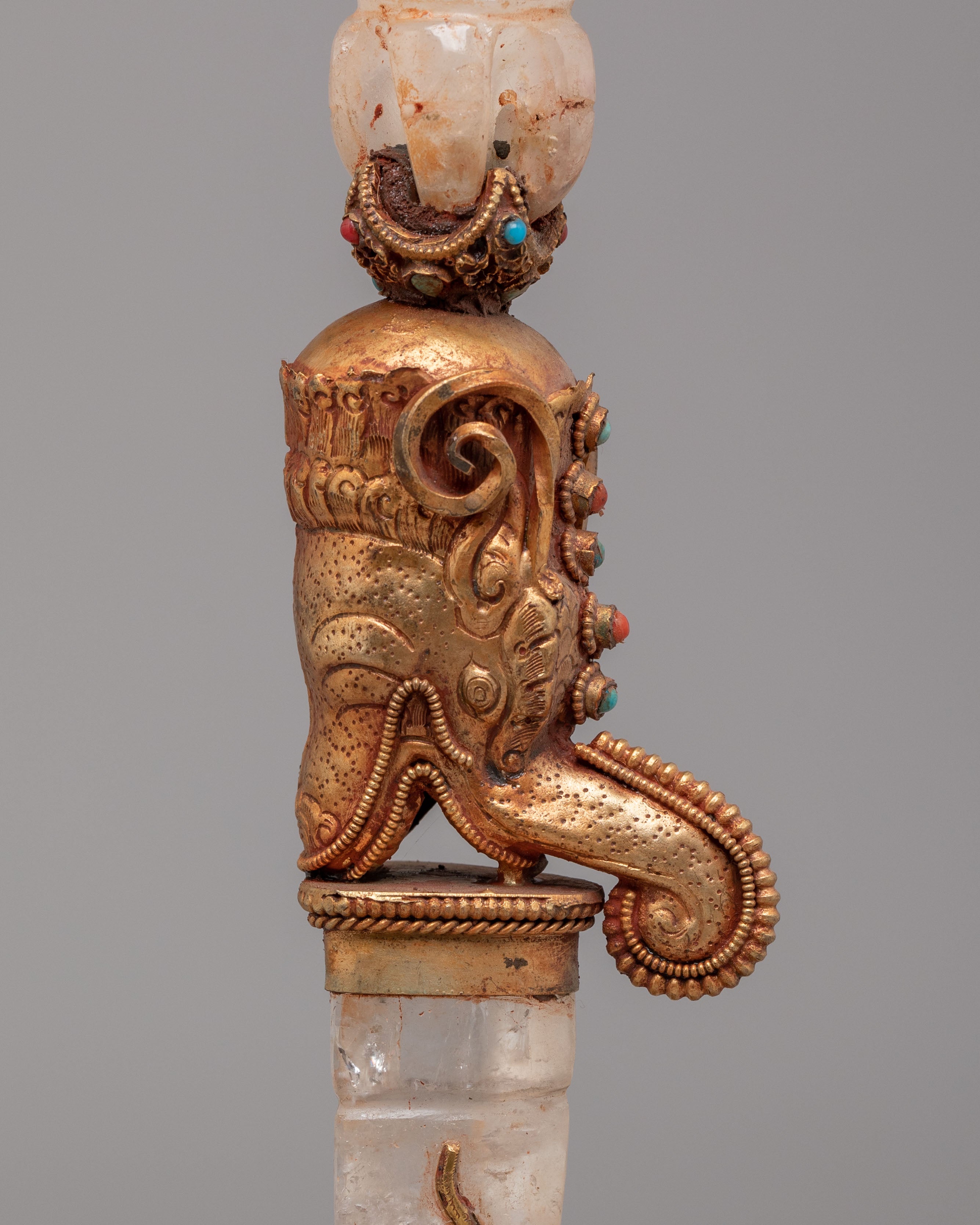 Ceremonial Ritual Dagger Phurba | Sacred Vajrayana Dagger