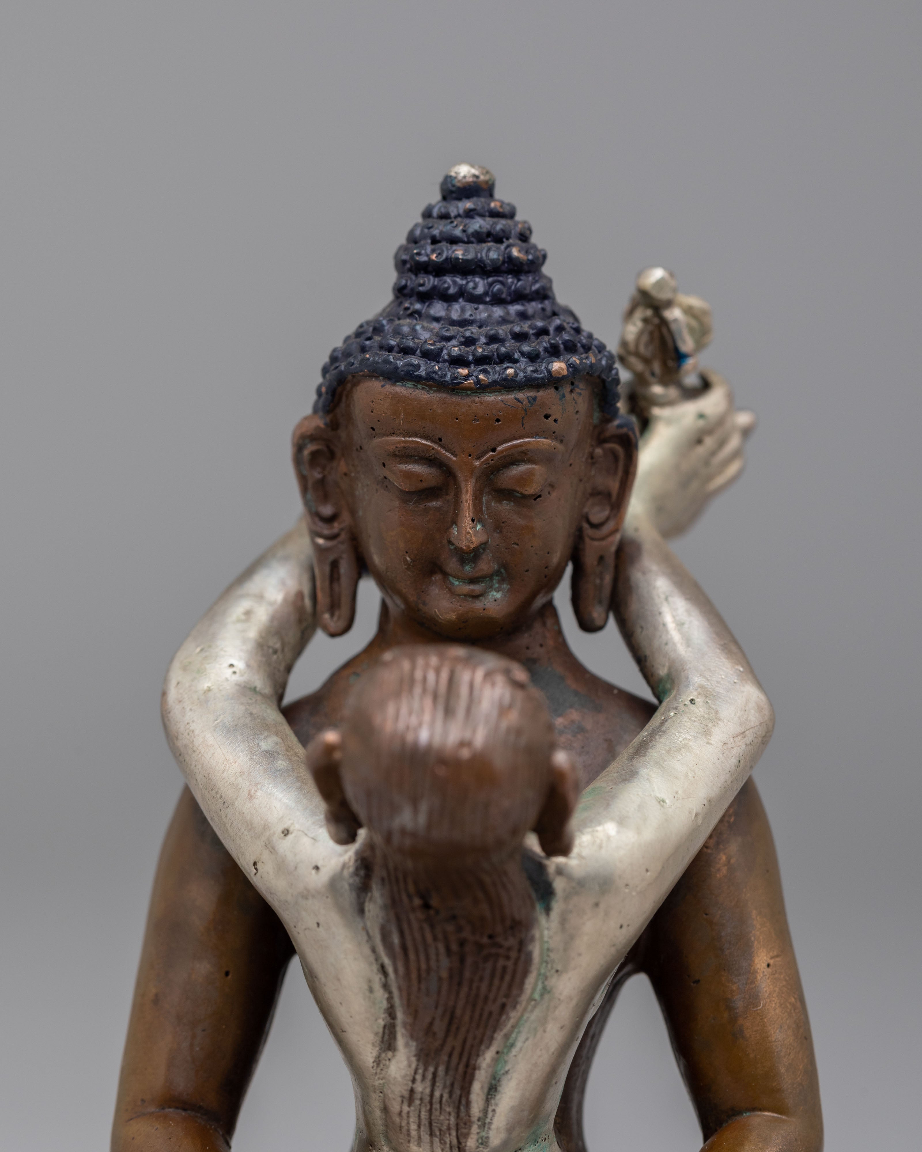 Sacred Tibetan Samantabhadra Sculpture | Symbol of Universal Wisdom