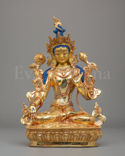 White Tara Goddess of Longevity Statue