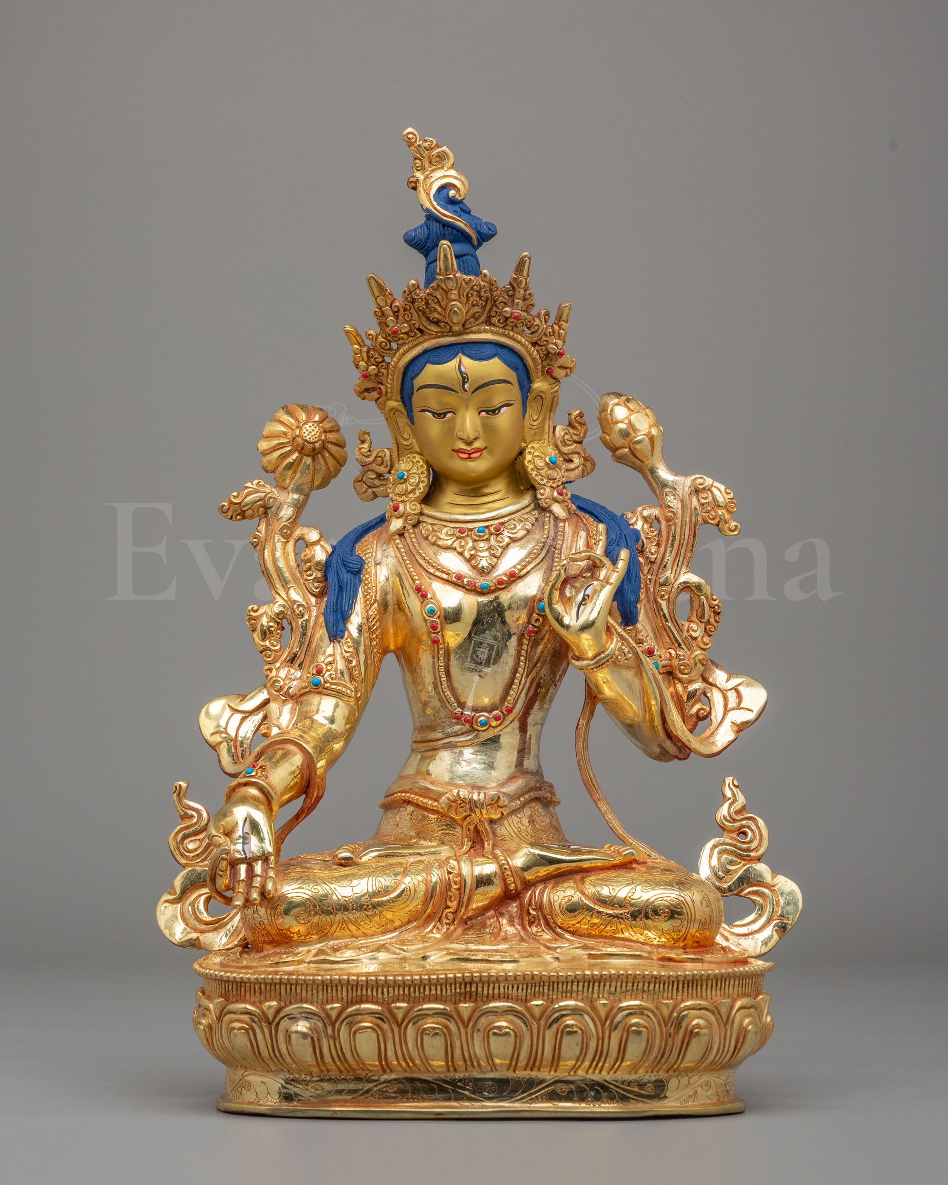 White Tara Goddess of Longevity Statue