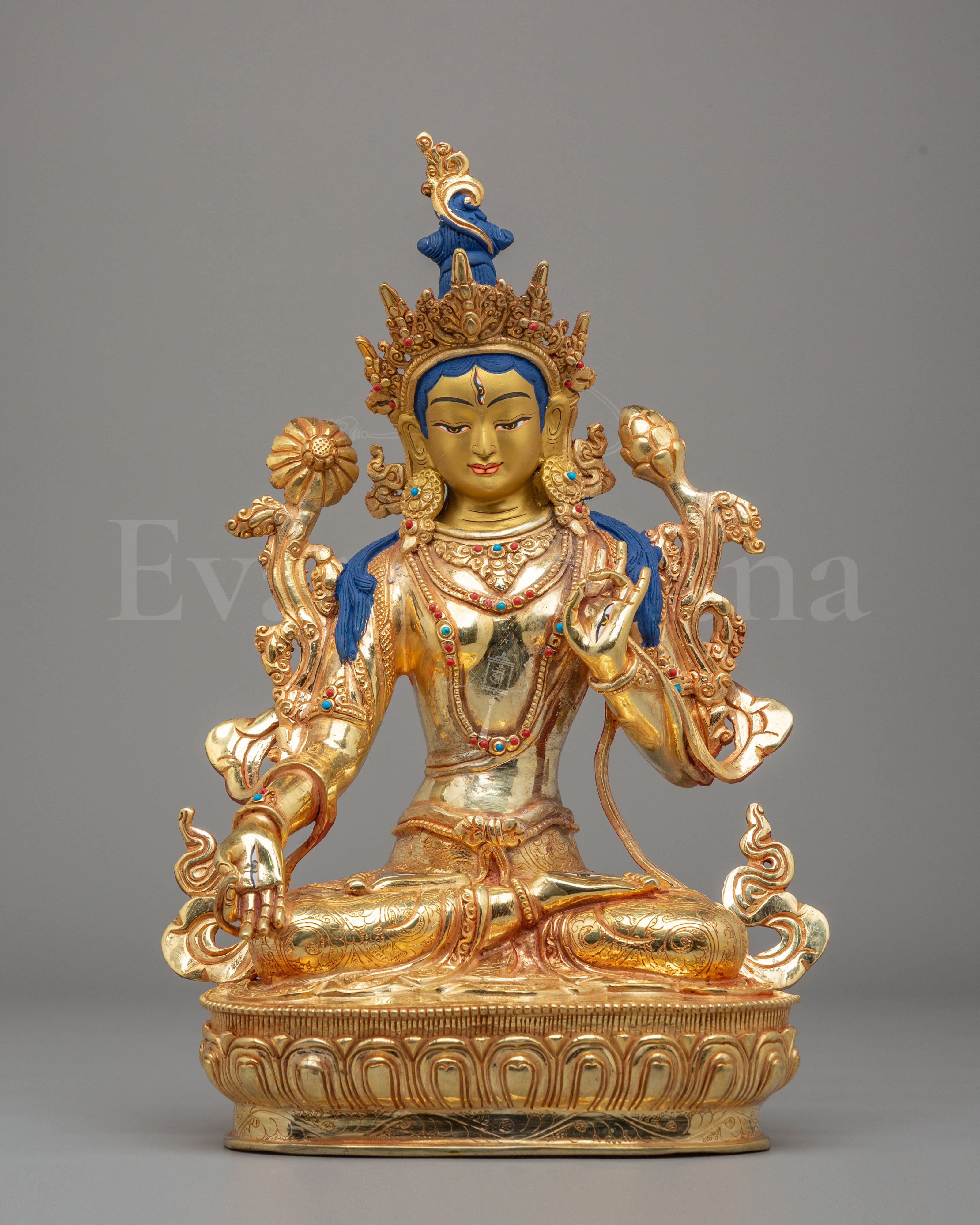 White Tara Goddess of Longevity Statue
