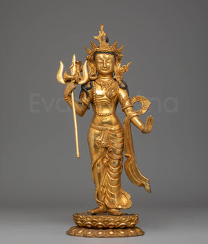  Golden Statue of Lord Shiva 