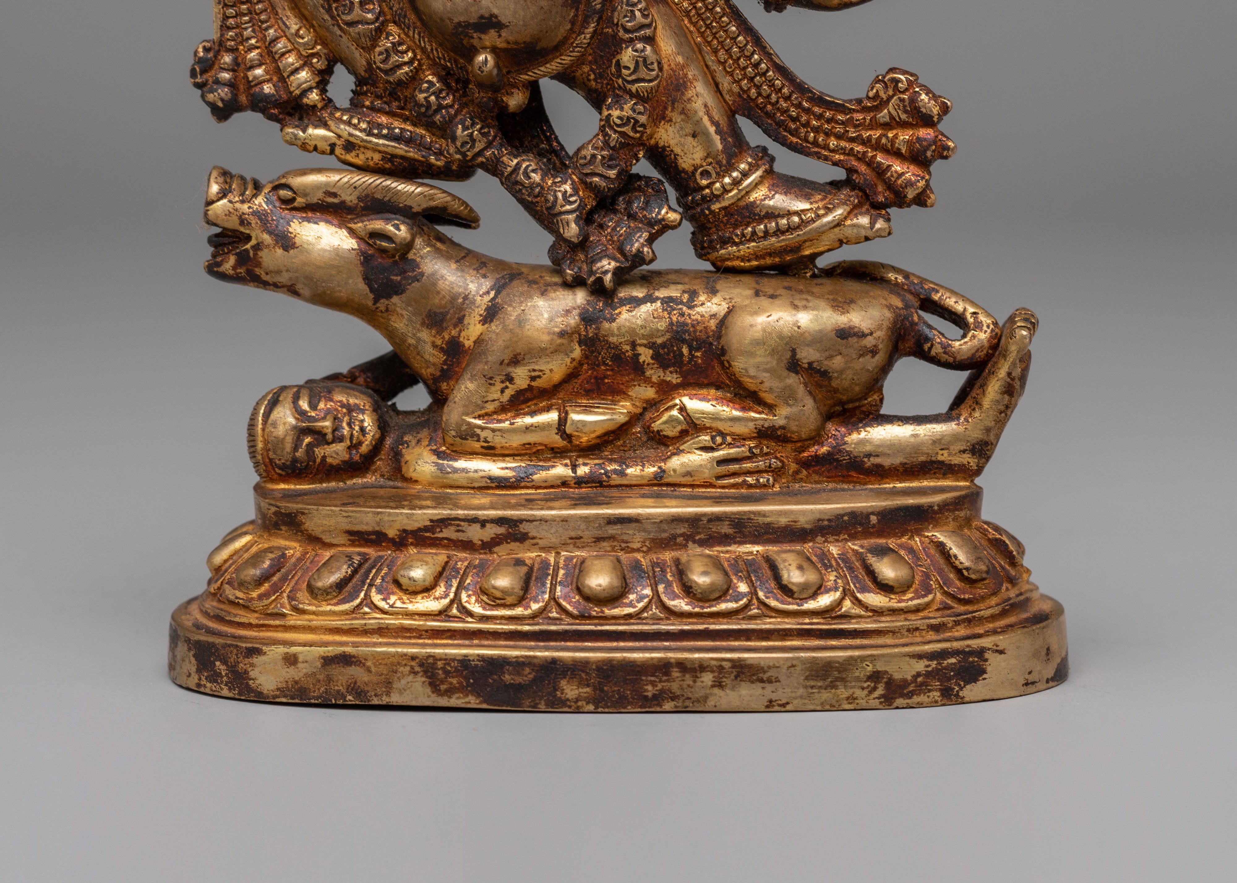 Lord of Death Yama Dharmaraja Sculpture | Premium Guardian of Justice Statue