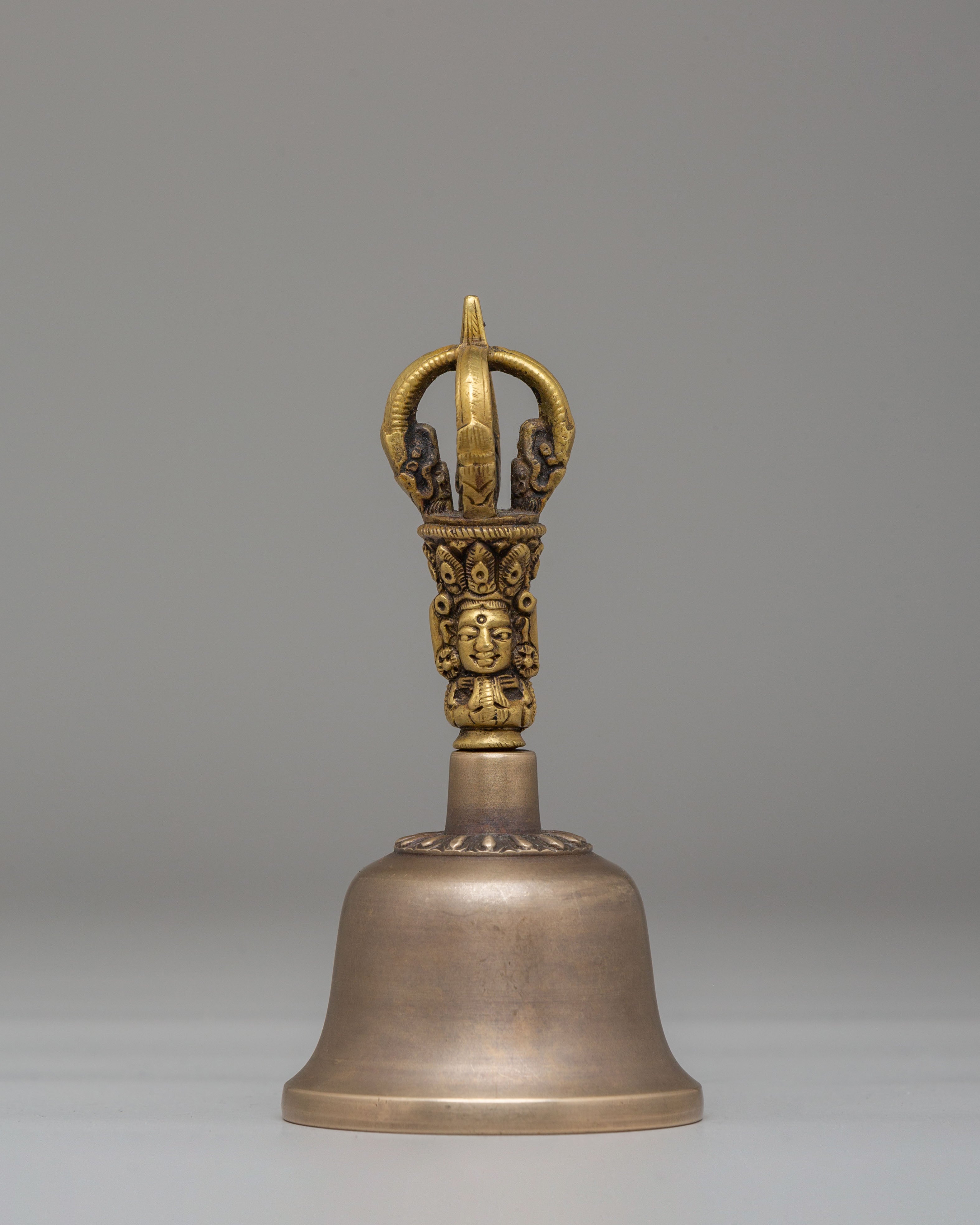 Traditional Vajra and Bell Set for Ritual | Sacred Tibetan Ritual Tools