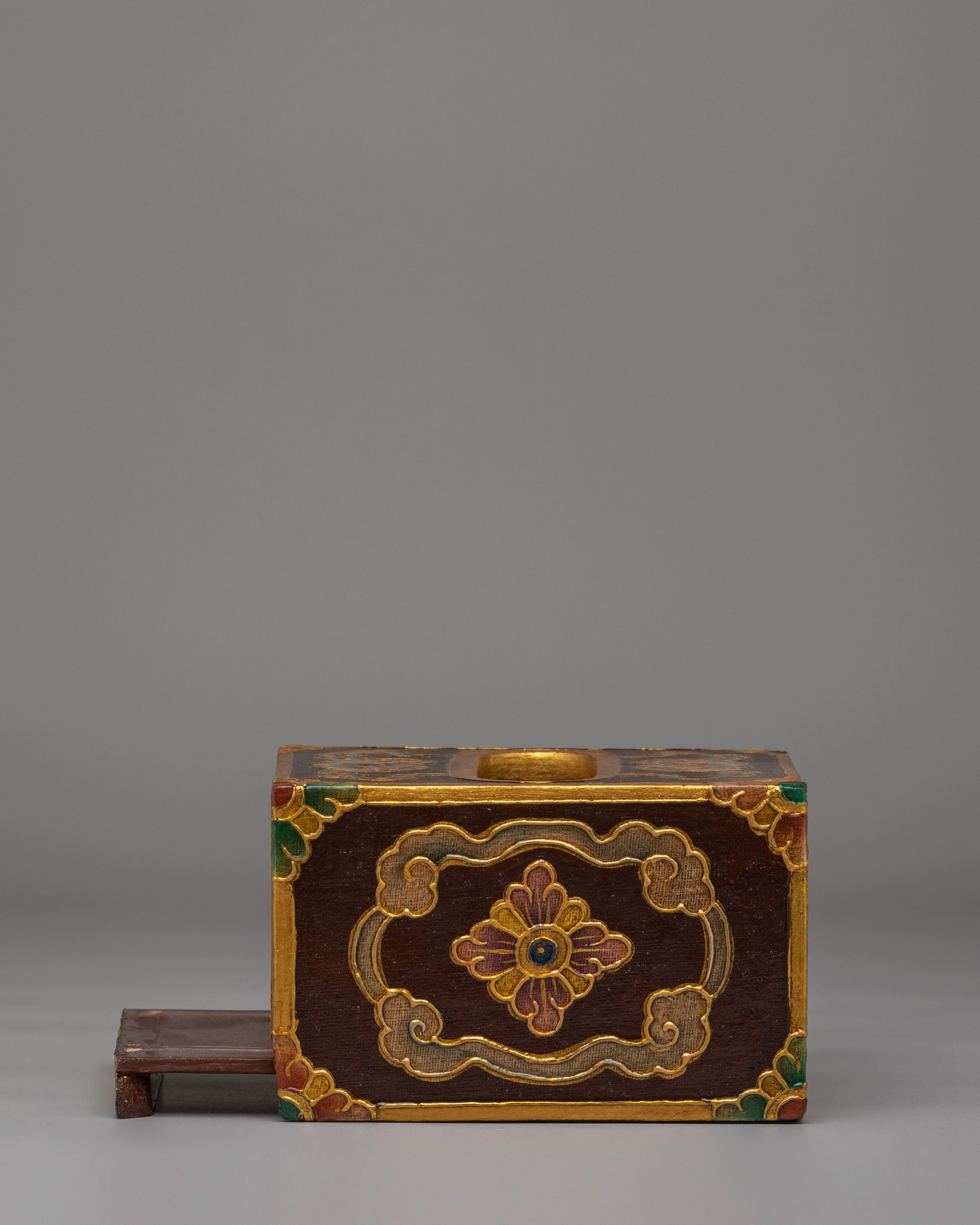 Wooden Tissue Box Holder | Hand Painted Wooden Home Decor