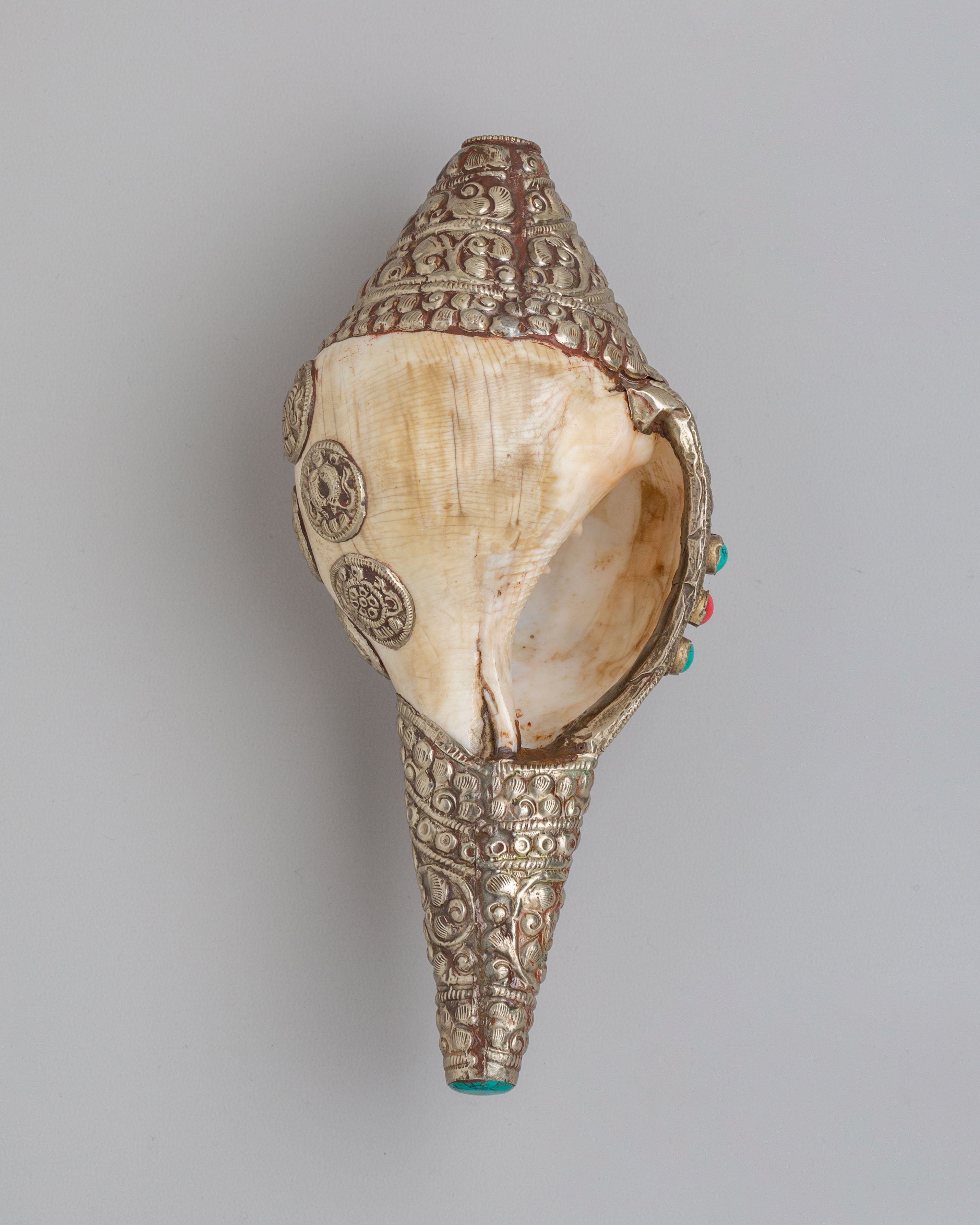 Handcrafted Ritual Conch | Traditional Tibetan Ritual Object