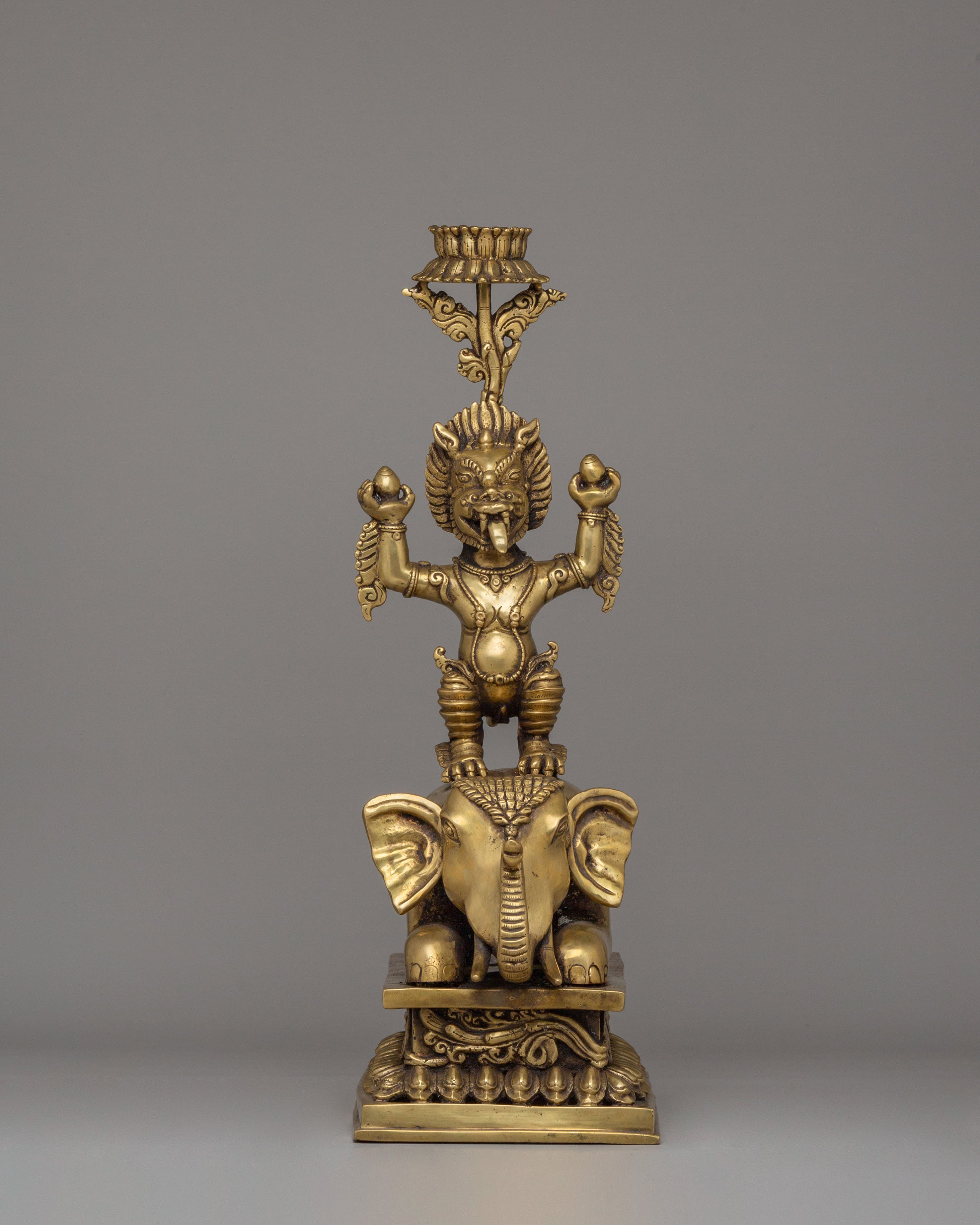 Elephant Oil Lamp Set | Perfect for Altar Decor
