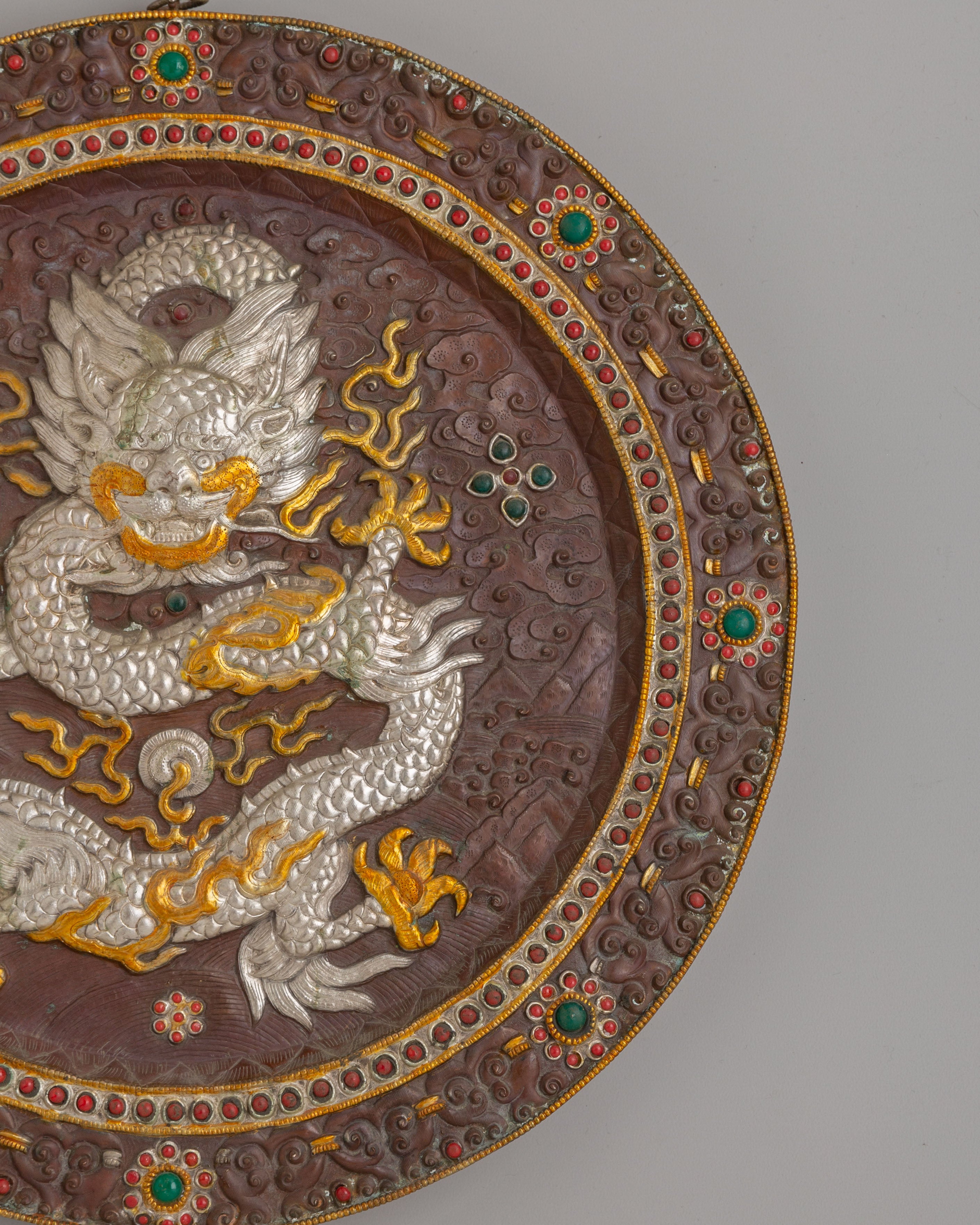 Protective Dragon Wall Hanging | Dragon Art for Spiritual Home Decor