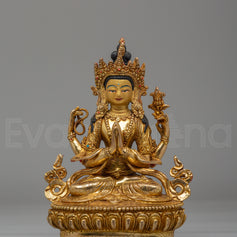 Handcrafted Chenrezig Statue