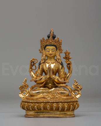 Handcrafted Chenrezig Statue