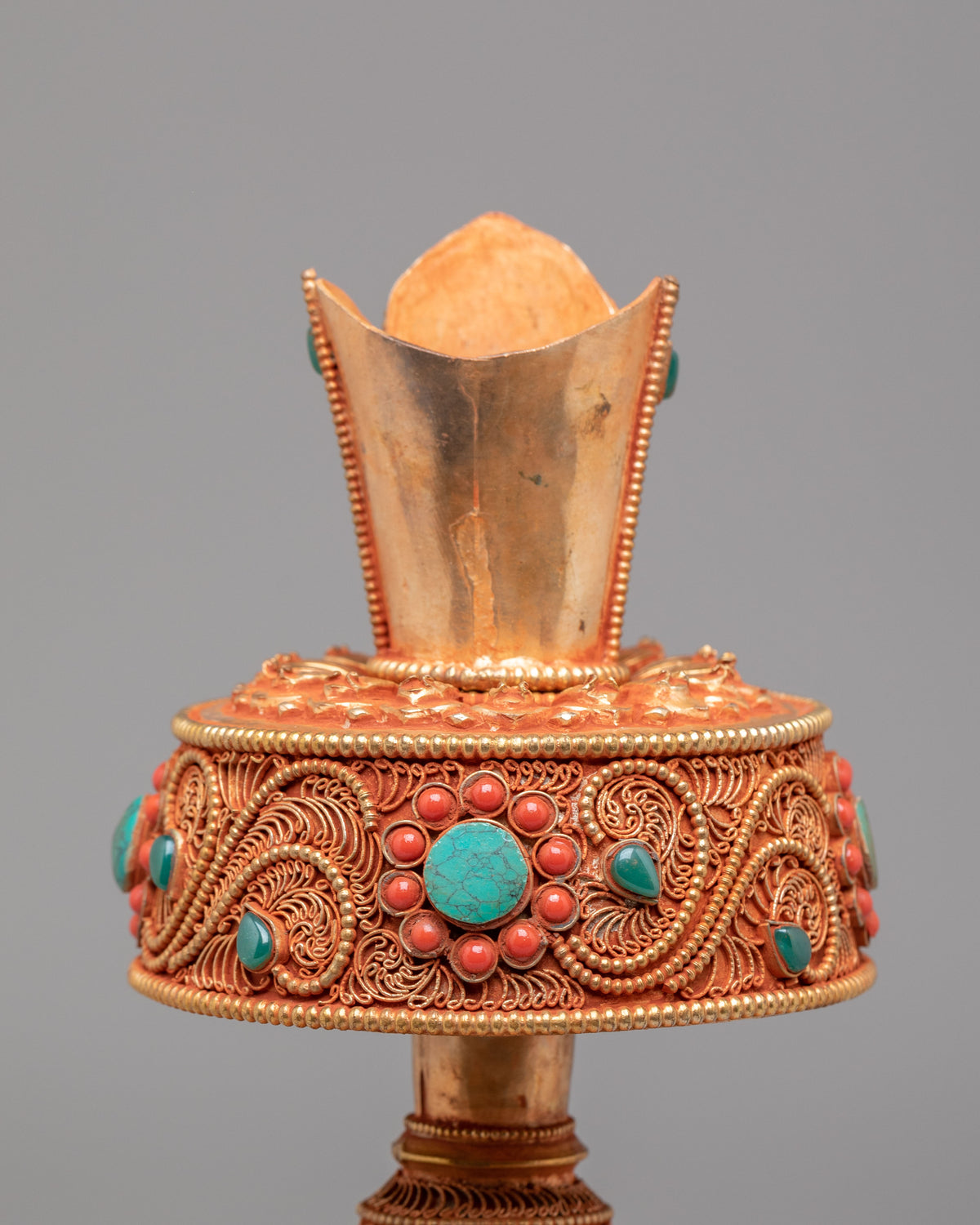Himalayan Buddhist Bhumba Set | Traditional Tibetan Ceremonial Vessels