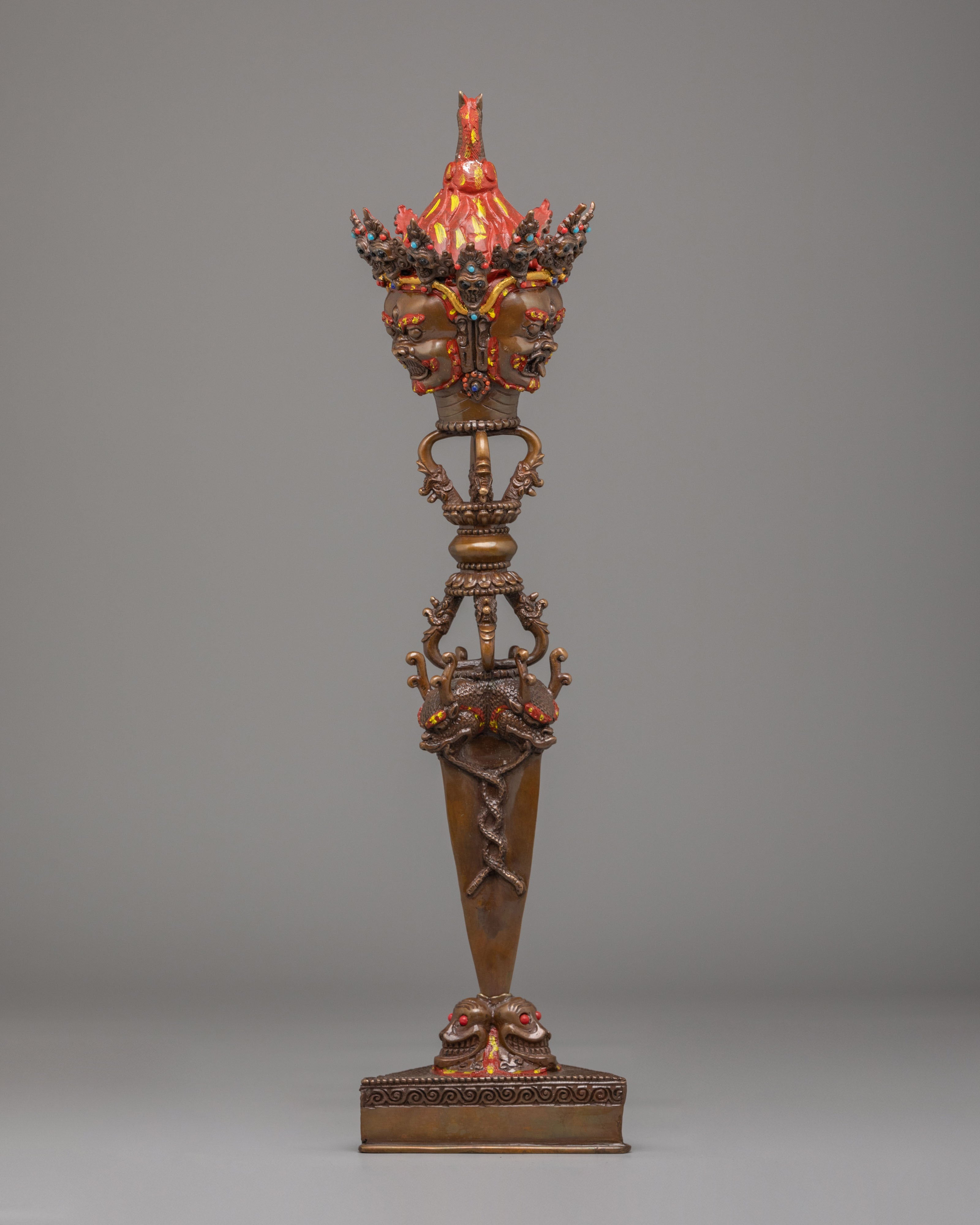 Himalayan Hayagriva Phurba | Sacred Ritual Dagger for Protection