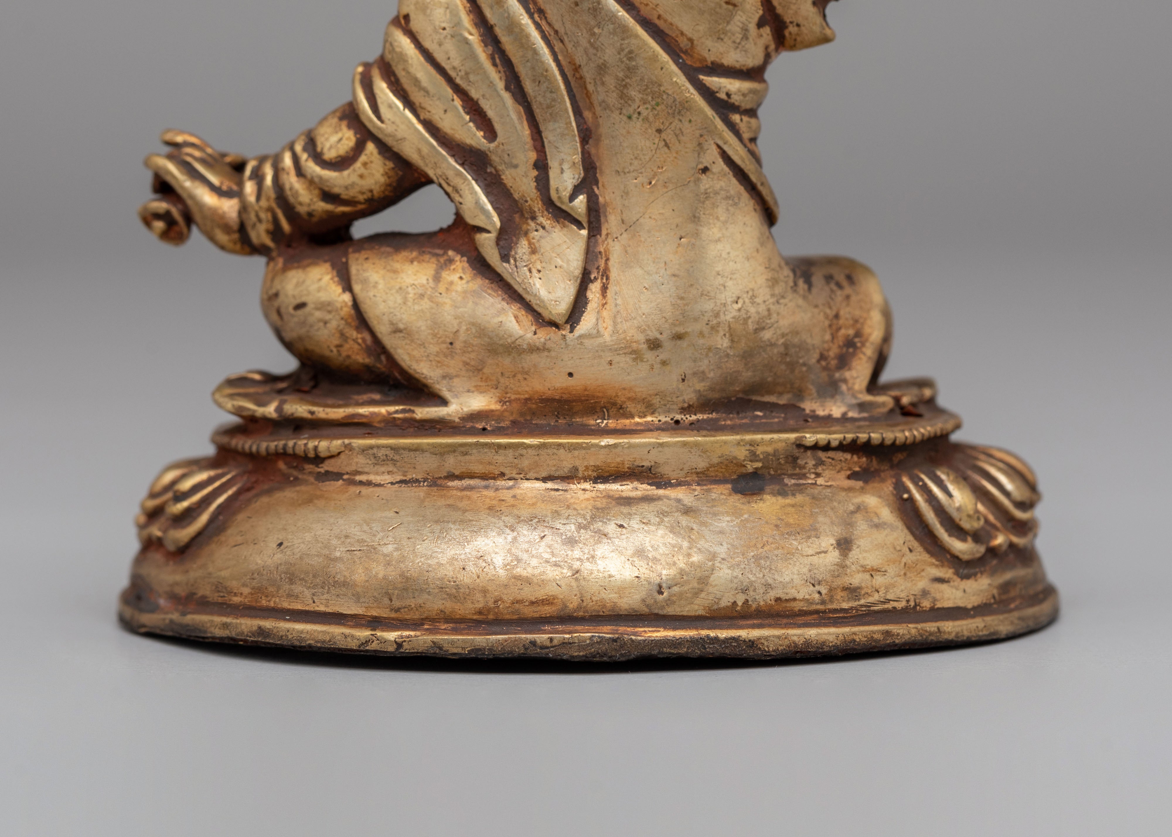 Traditional Karmapa Statue for Altar | Handcrafted Tibetan Figurine