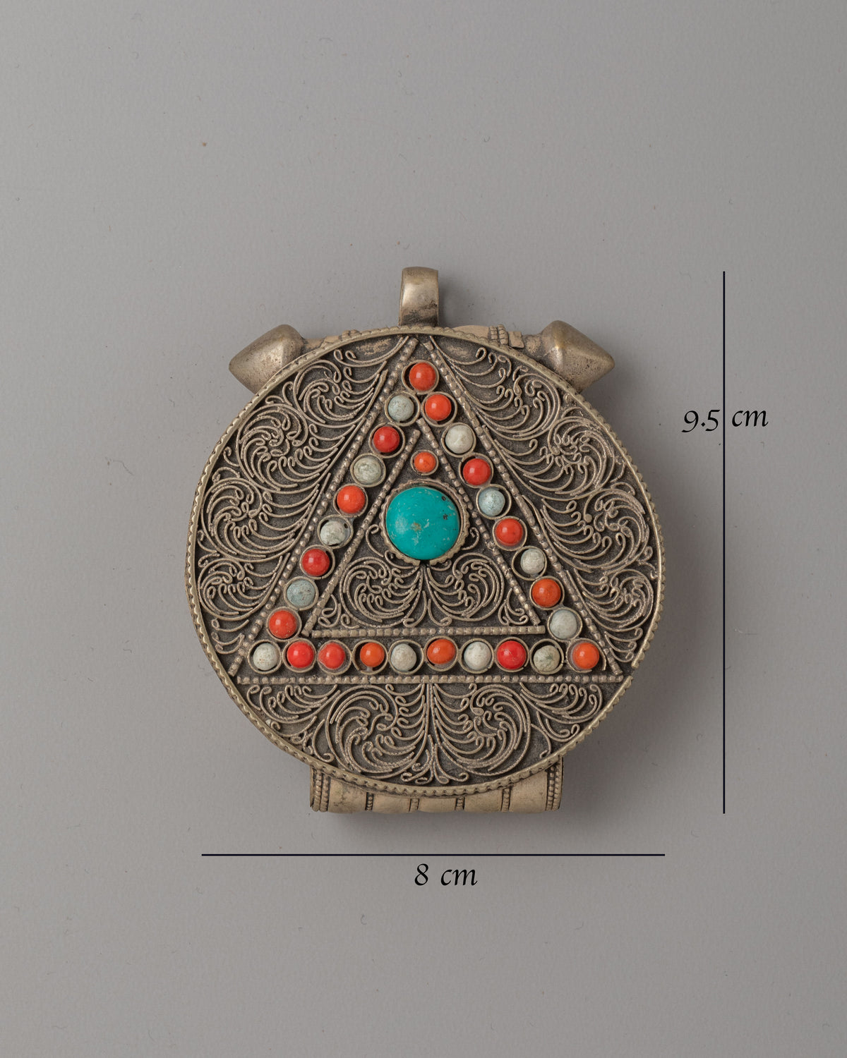 Handmade Ghau Box Prayer Locket | Spiritual Protection Amulet